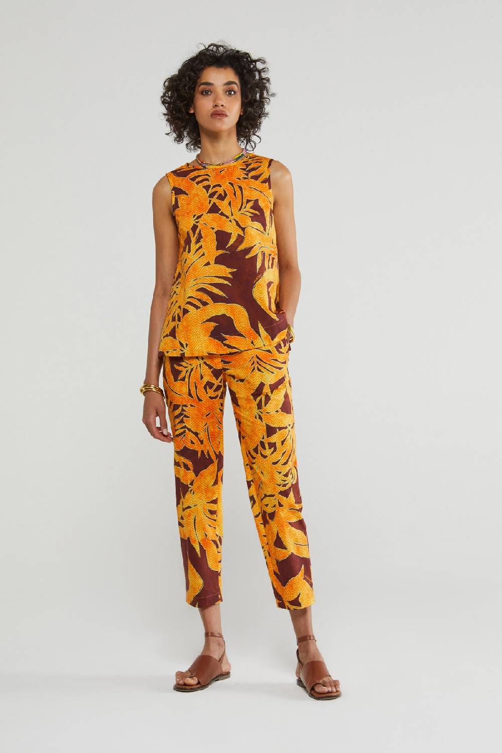 ottod'Ame Cotton ankle lenght trousers Offerta settimanale