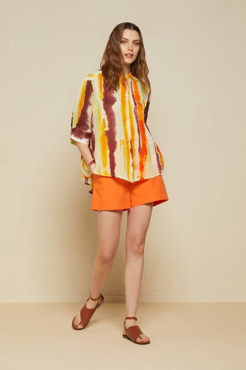 ottod'Ame Linen blend shirt Ultimi tre giorni