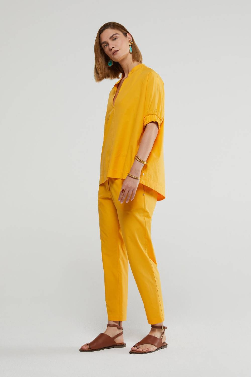 ottod'Ame Poplin trousers Fino al 50% di sconto