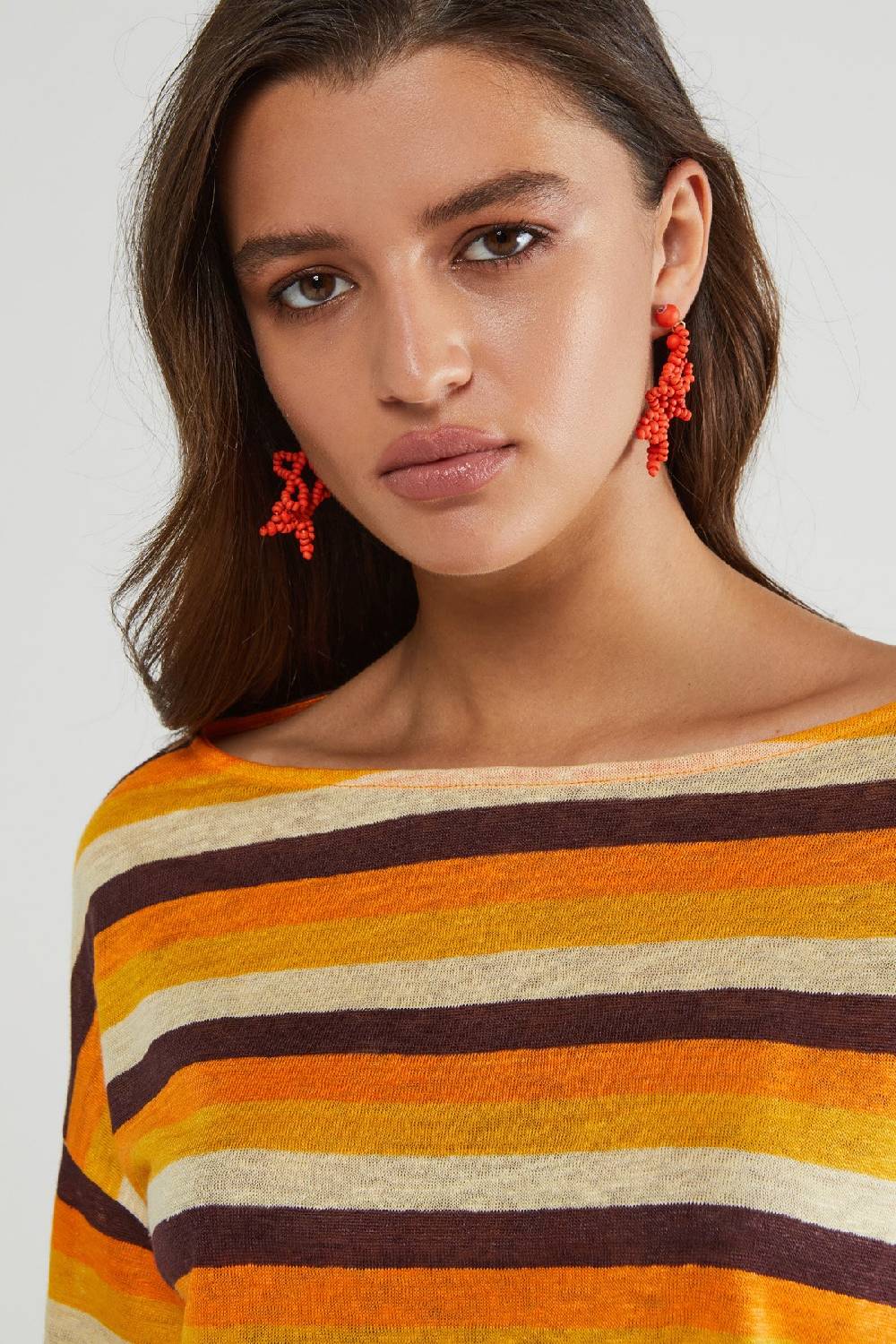 ottod'Ame Linen sweater with boat neckline Offerta speciale della fabbrica