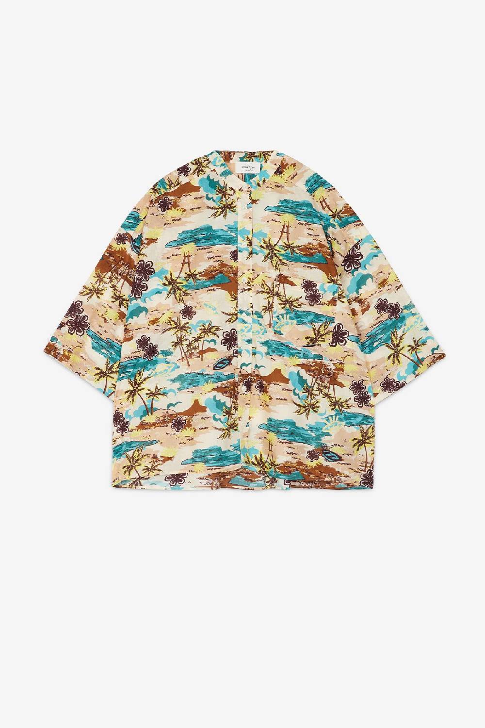 ottod'Ame Printed cotton shirt Sostegno trimestrale
