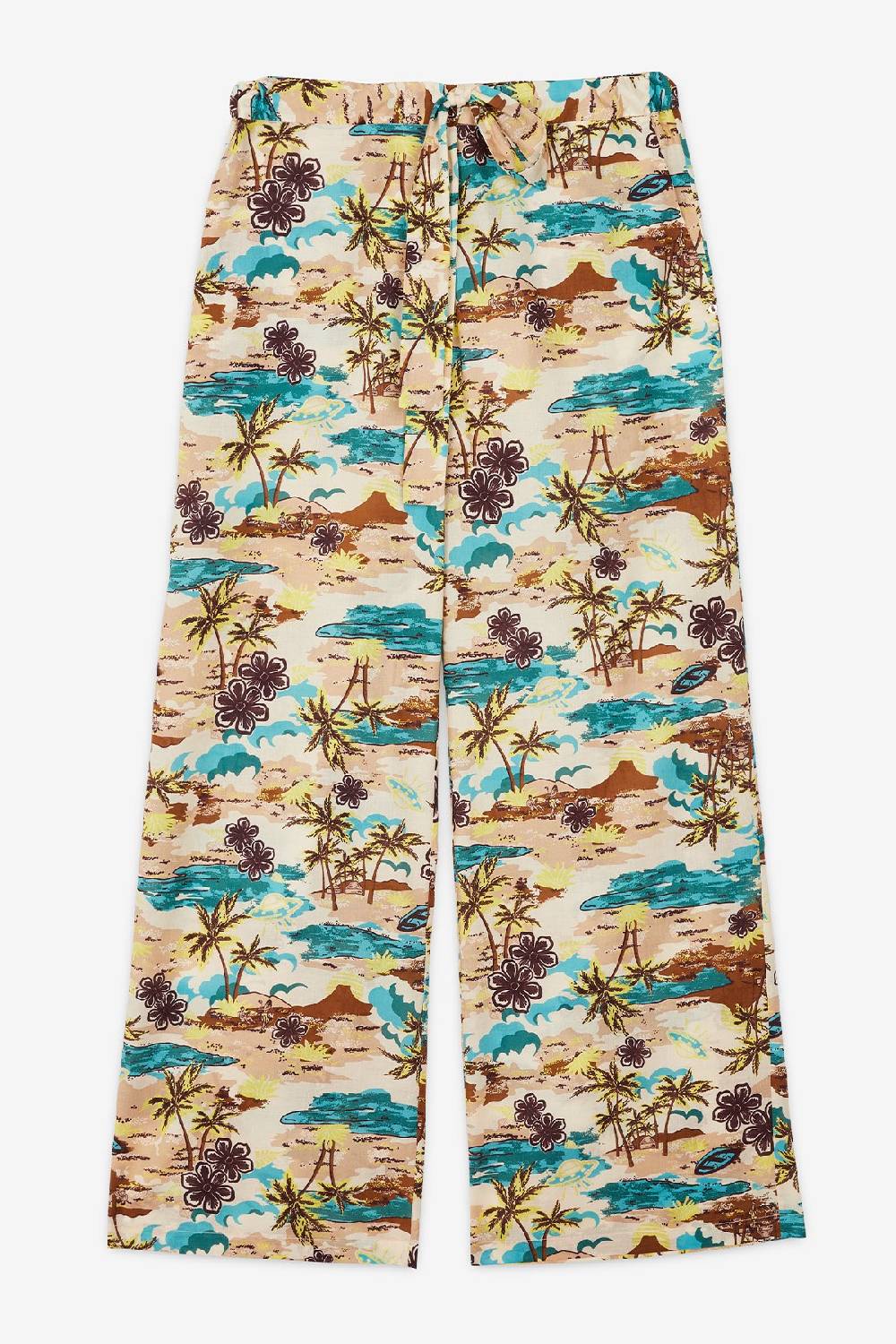 ottod'Ame Printed cotton trousers Fino al 55% di sconto