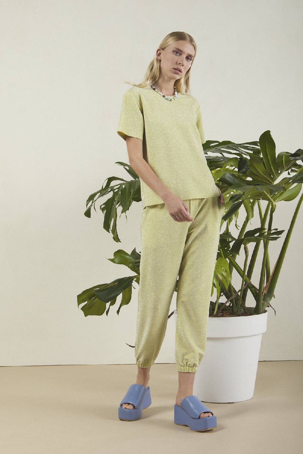 ottod'Ame T-shirt with lurex Solo un giorno rimasto