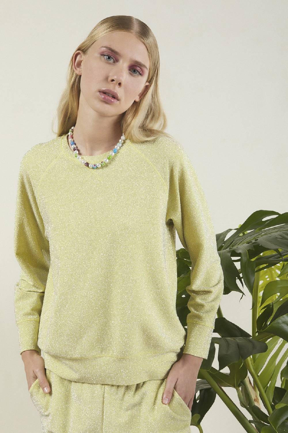 ottod'Ame Sweatshirt with lurex Super sconto