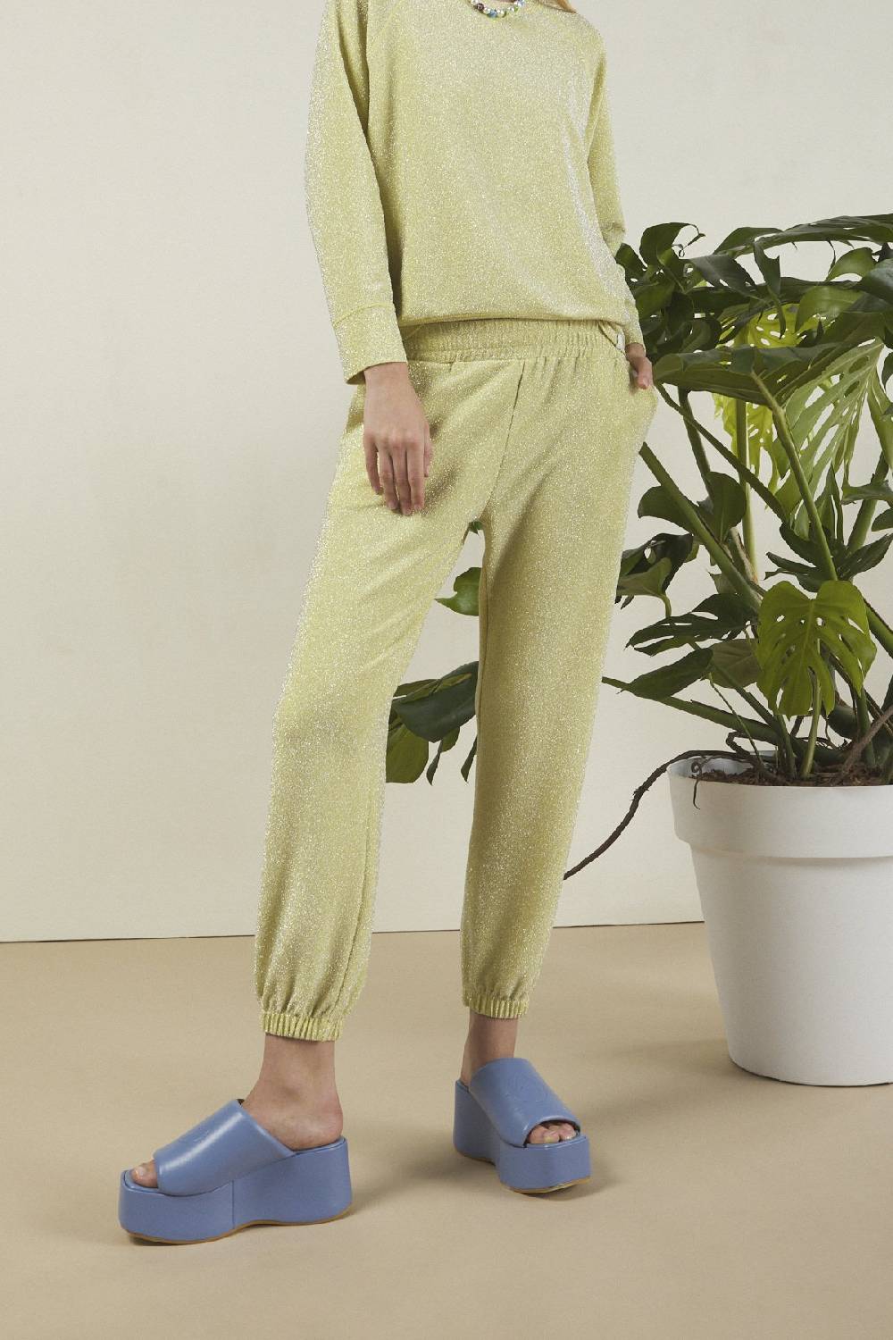 ottod'Ame Lurex trousers Enormi sconti