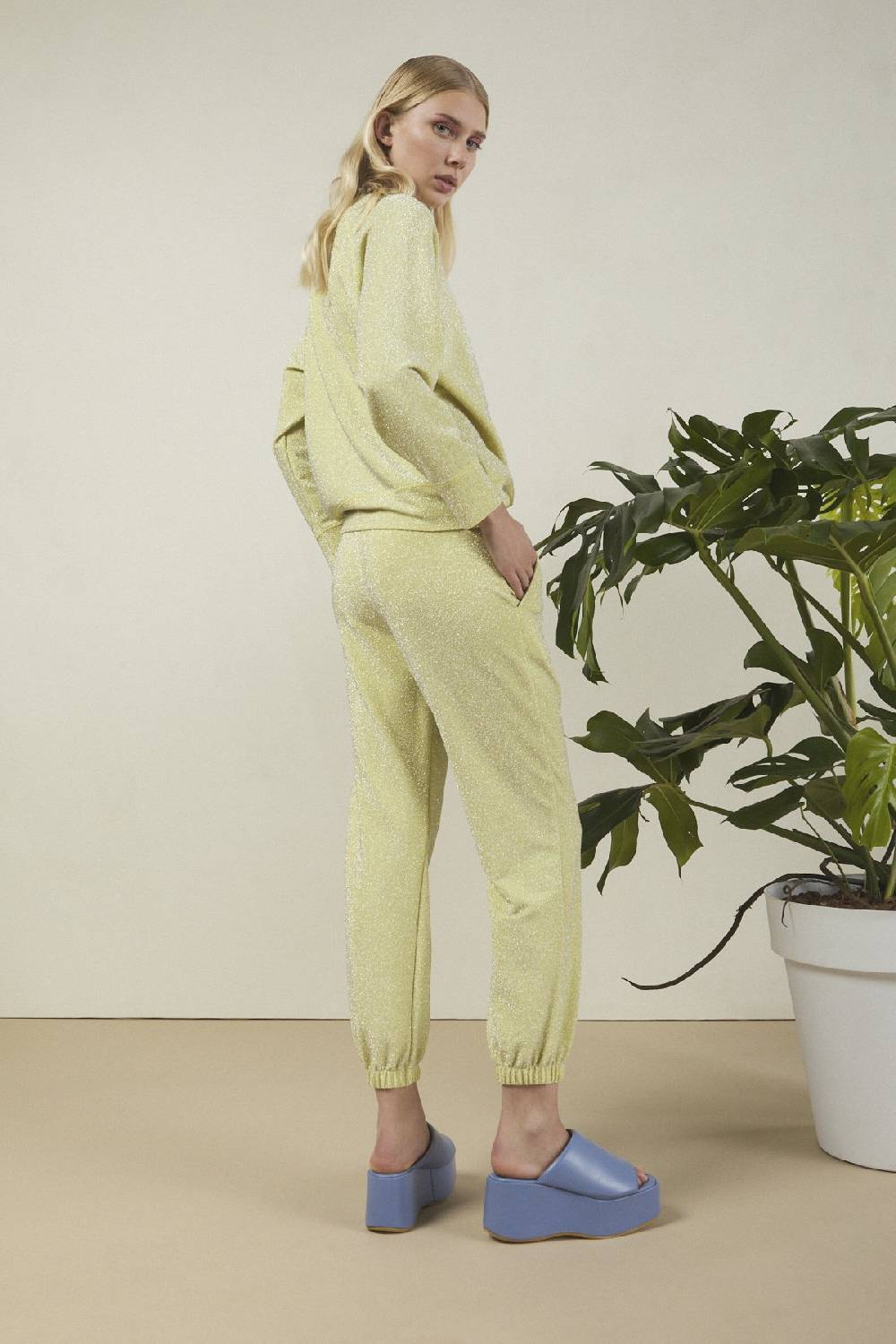 ottod'Ame Lurex trousers Enormi sconti