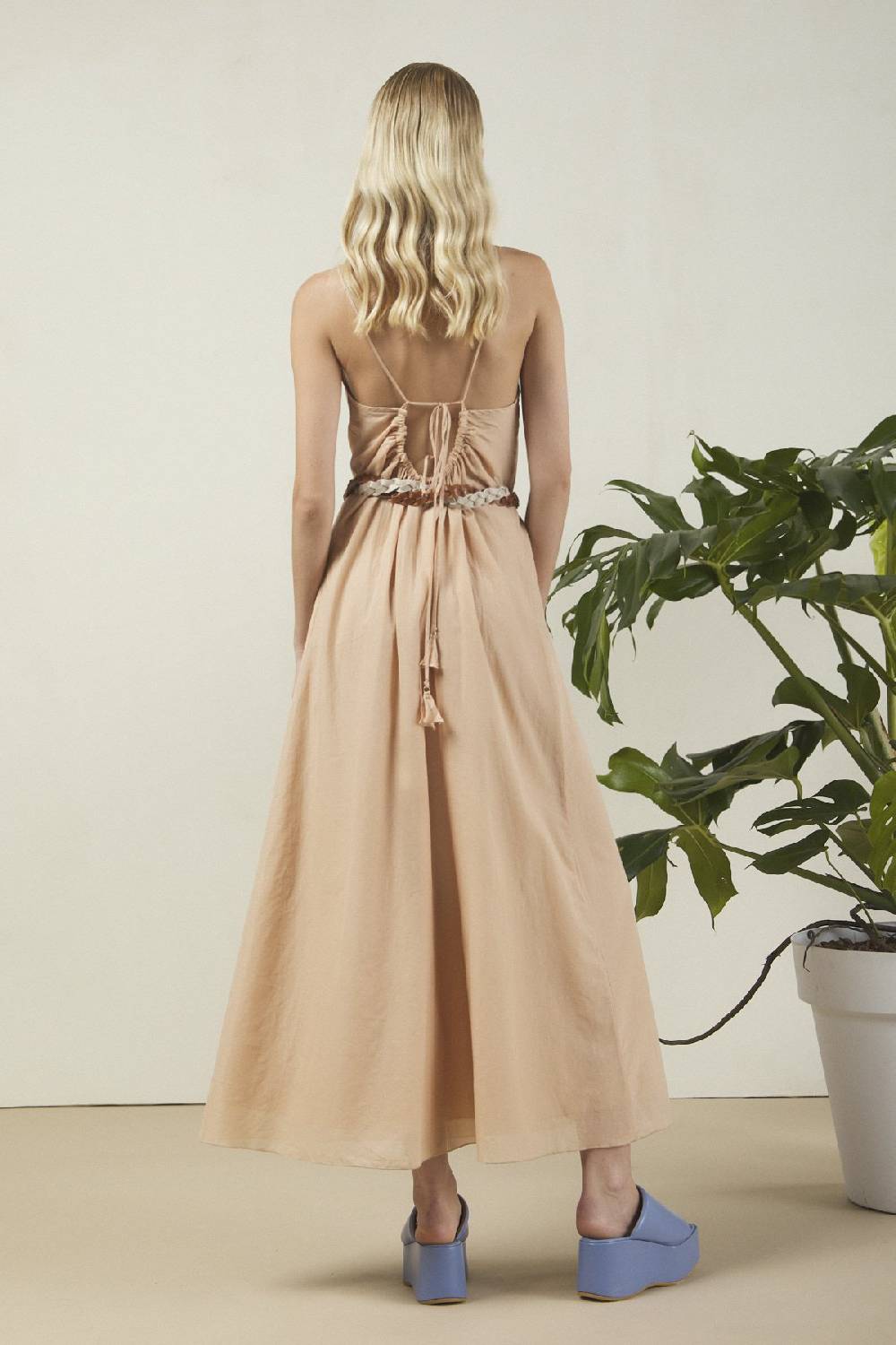 ottod'Ame Cotton long dress In vendita