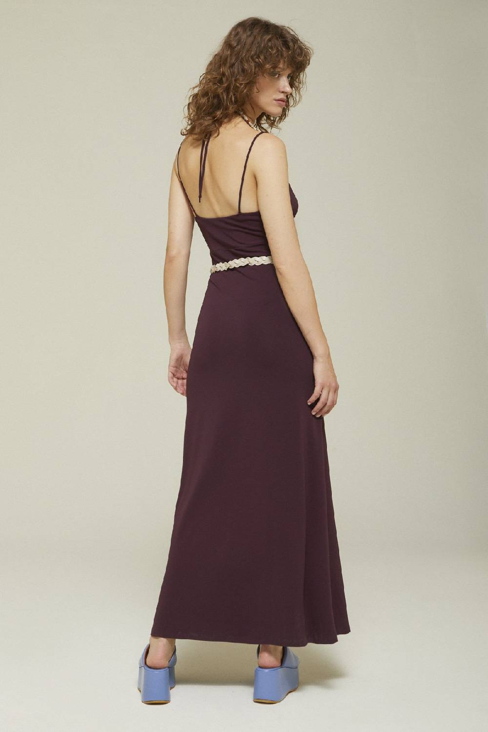 ottod'Ame Long dress with thin straps 50% di sconto per tempo limitato