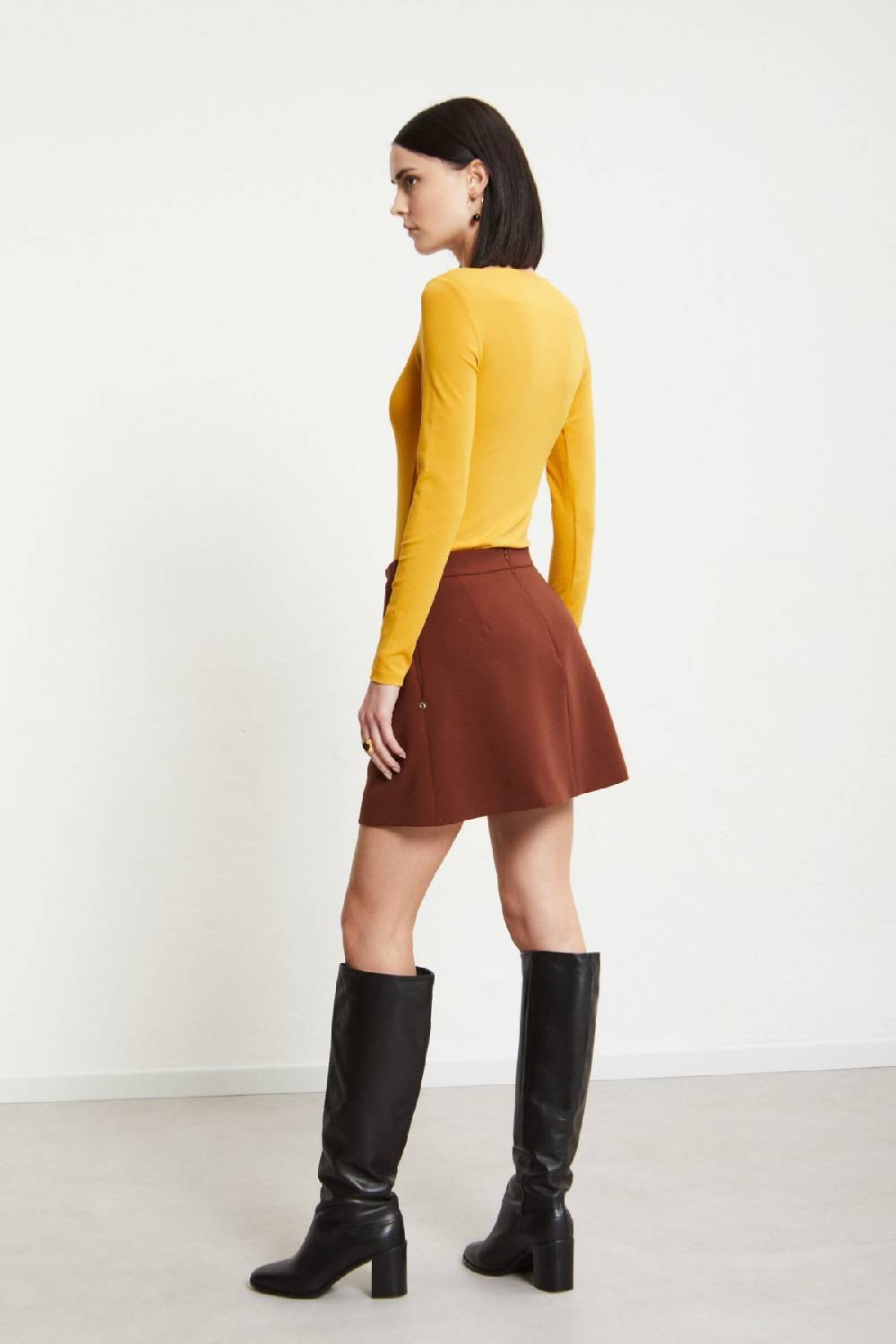 ottod'Ame Solid mini skirt Soddisfazione Garantita