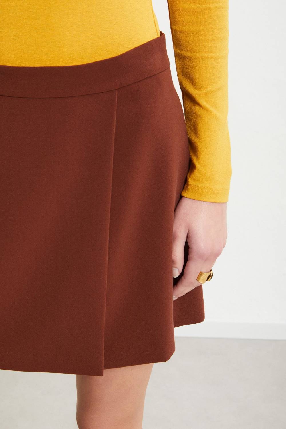 ottod'Ame Solid mini skirt Soddisfazione Garantita