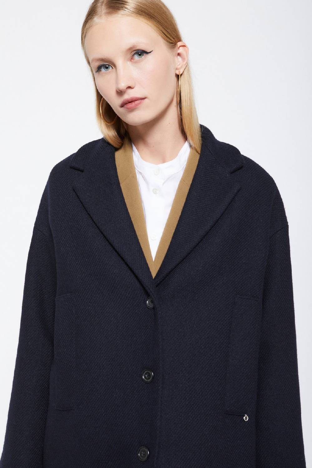 ottod'Ame Wool-blend midi coat Acquista Ora