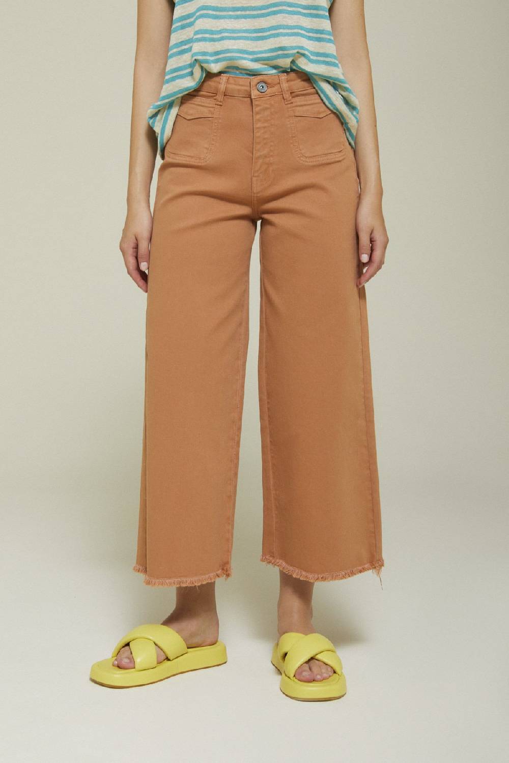 ottod'Ame Jeans Cropped French Sconto