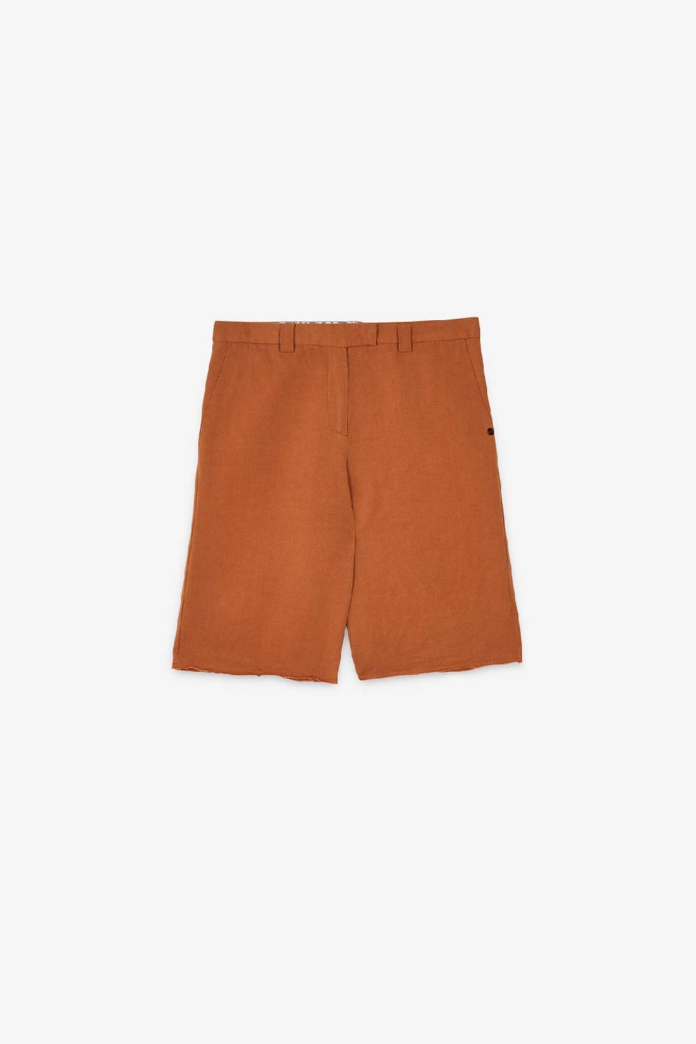 ottod'Ame Linen blend bermuda shorts Offerte