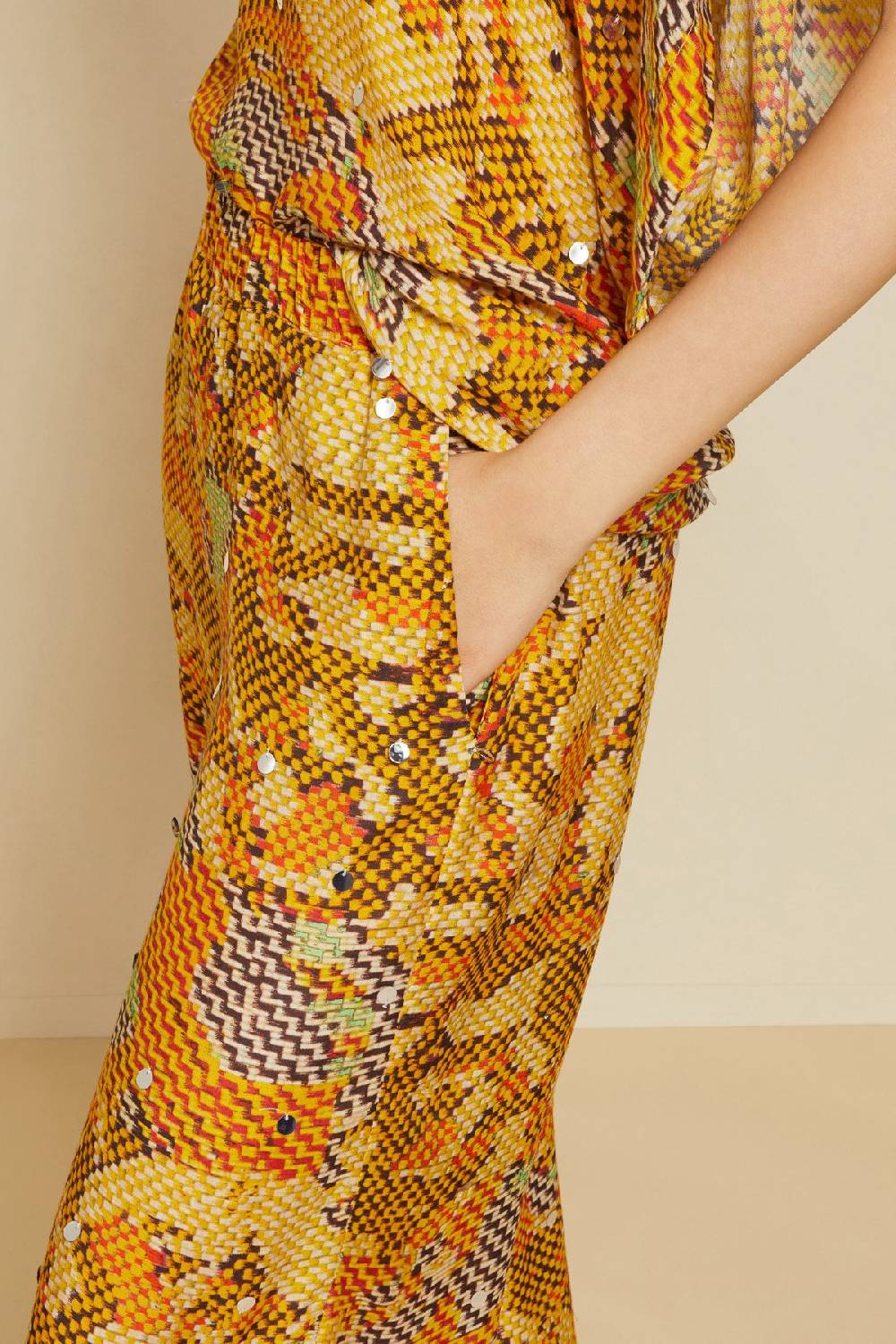 ottod'Ame Viscose palazzo trousers Vendita Economica