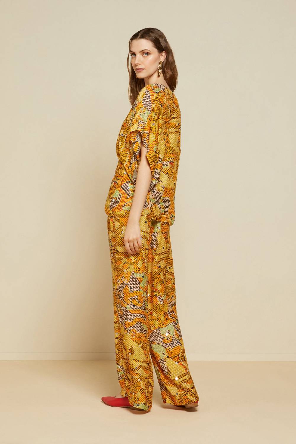 ottod'Ame Viscose fluid shirt Saldi Di Fabbrica