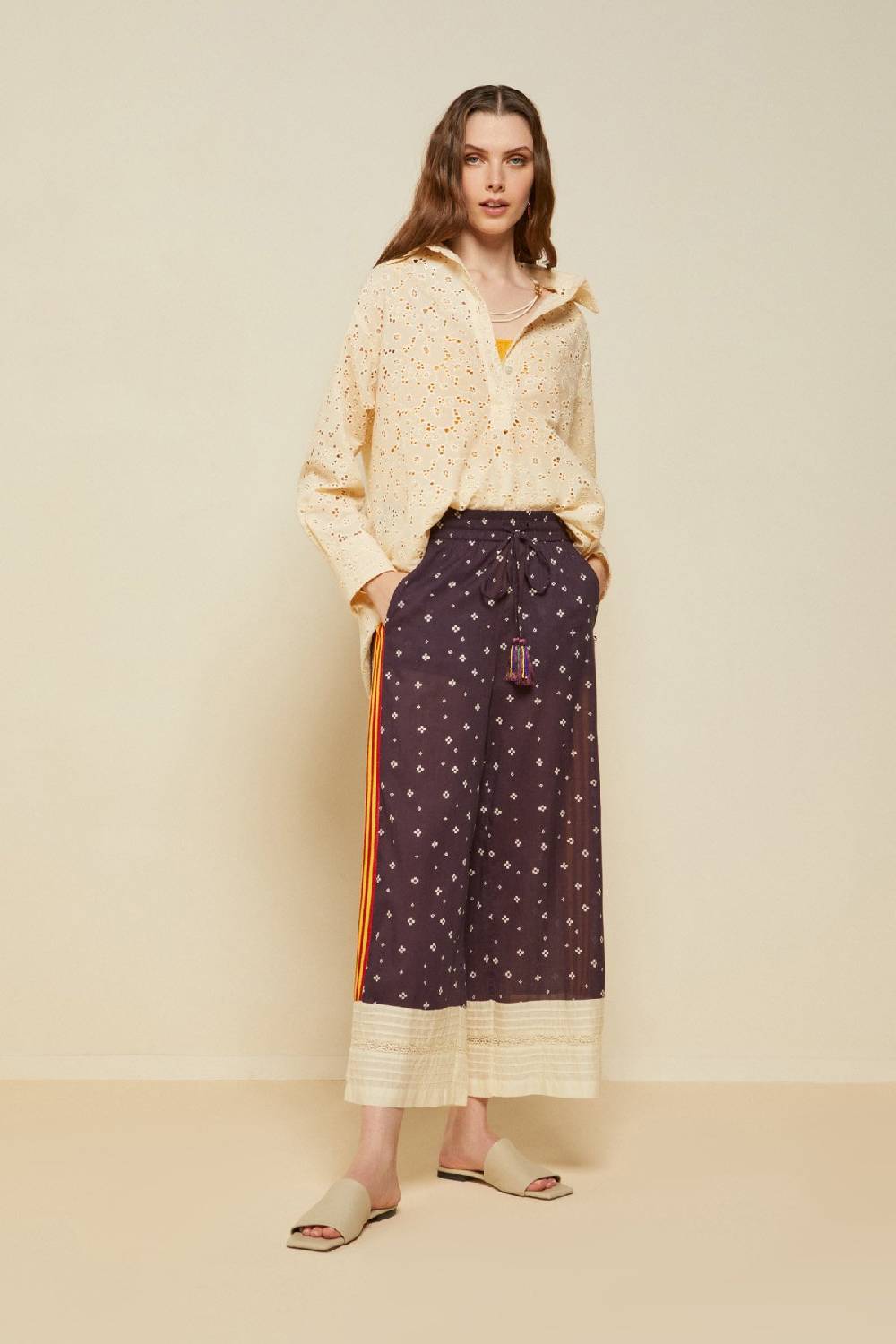 ottod'Ame Trousers with drawstring