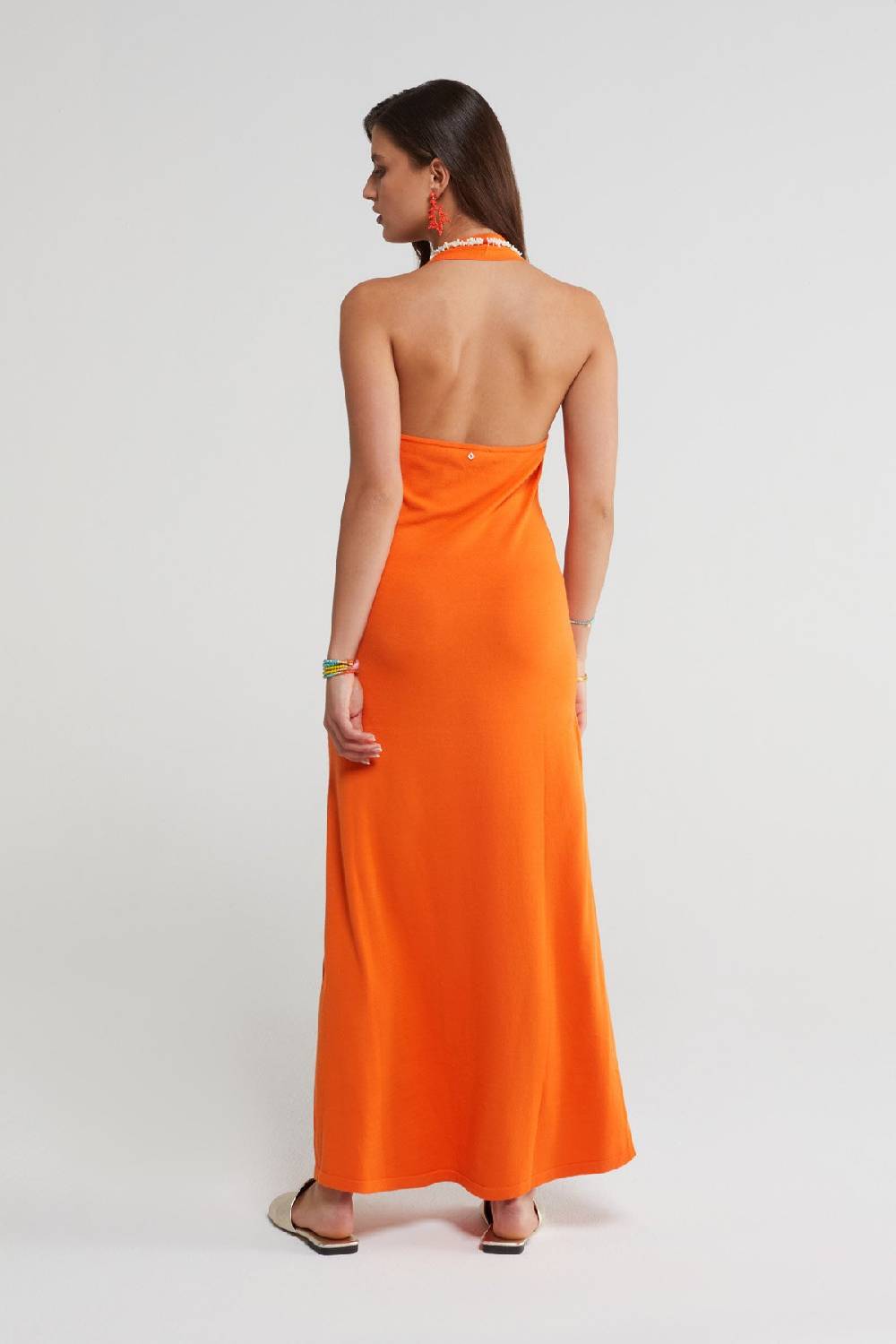 ottod'Ame V-neck long dress Sconto di tempo limitato