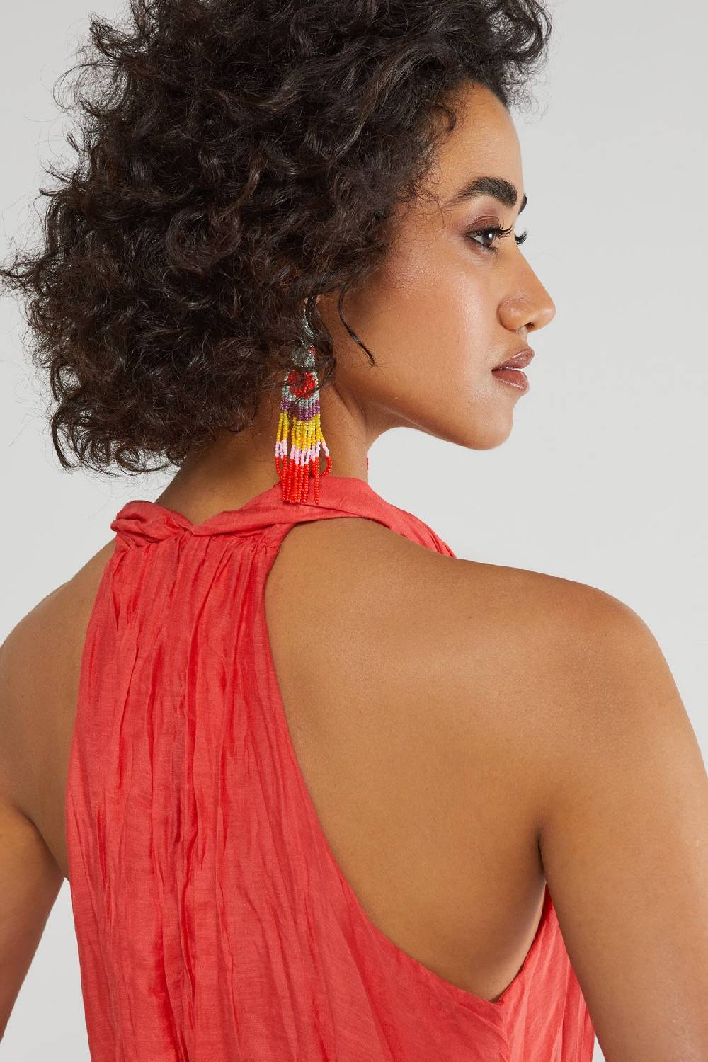ottod'Ame Silk blend long dress Negozio online di fabbrica