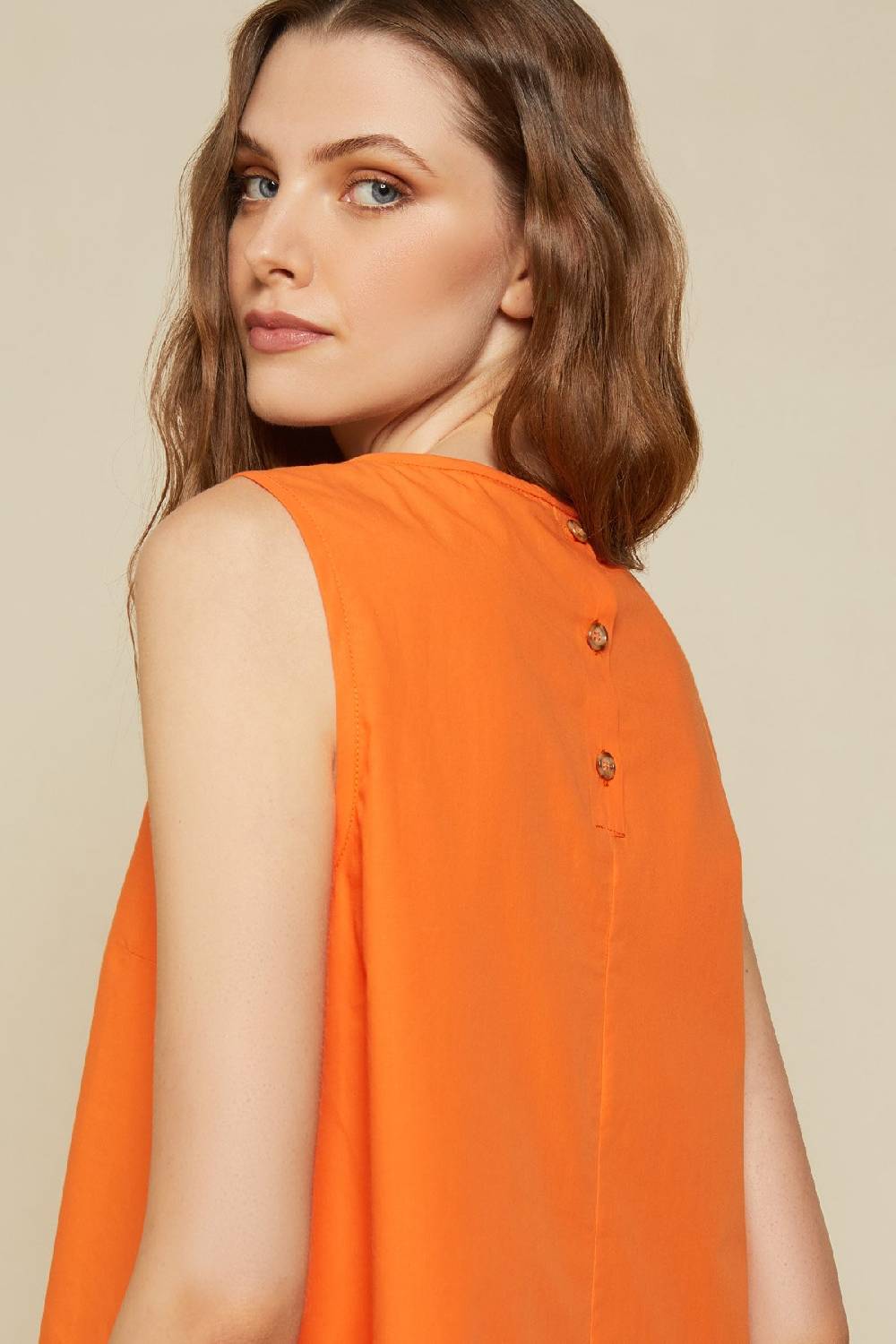 ottod'Ame Poplin top Offerta speciale
