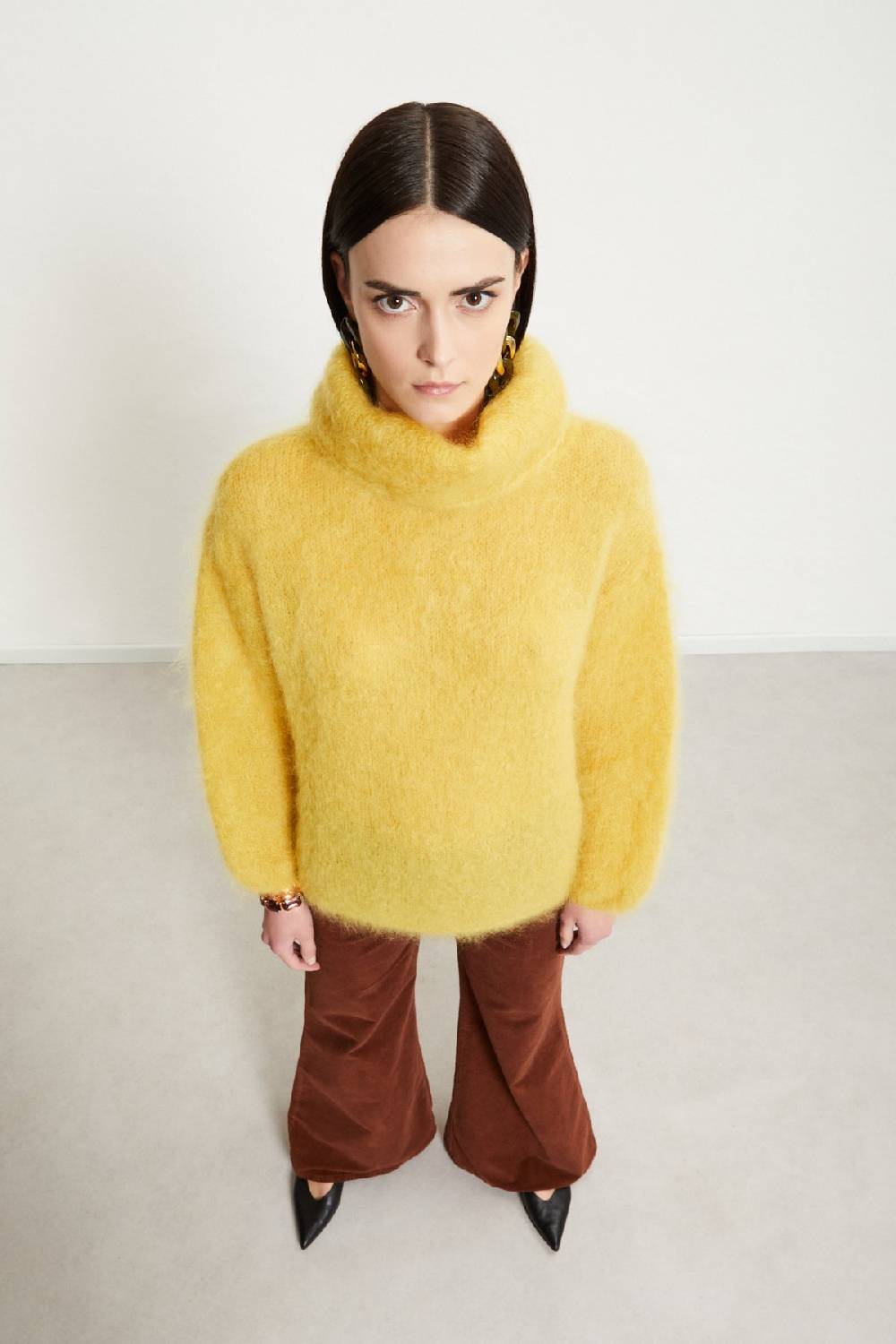 ottod'Ame Mohair blend fluffy jumper Grande vendita