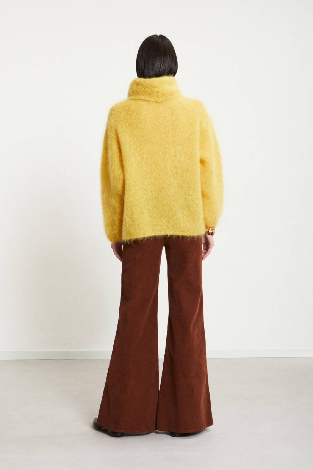 ottod'Ame Velvet flare trousers Flash Sale