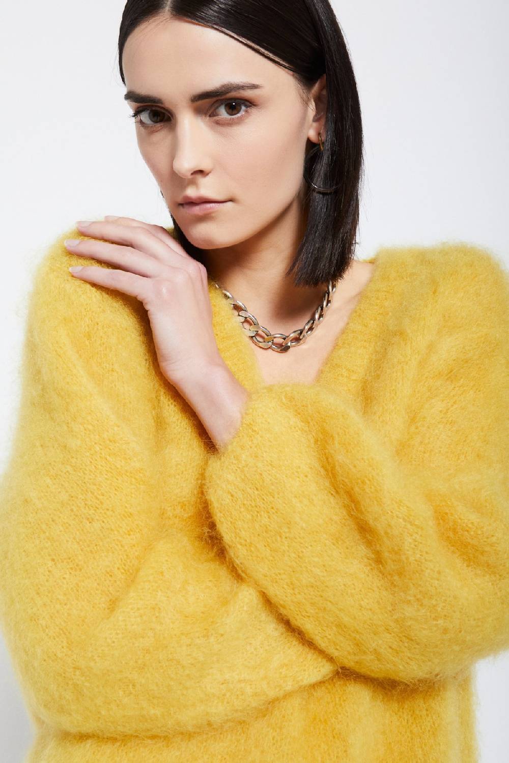 ottod'Ame Mohair blend fluffy jumper Shopping online
