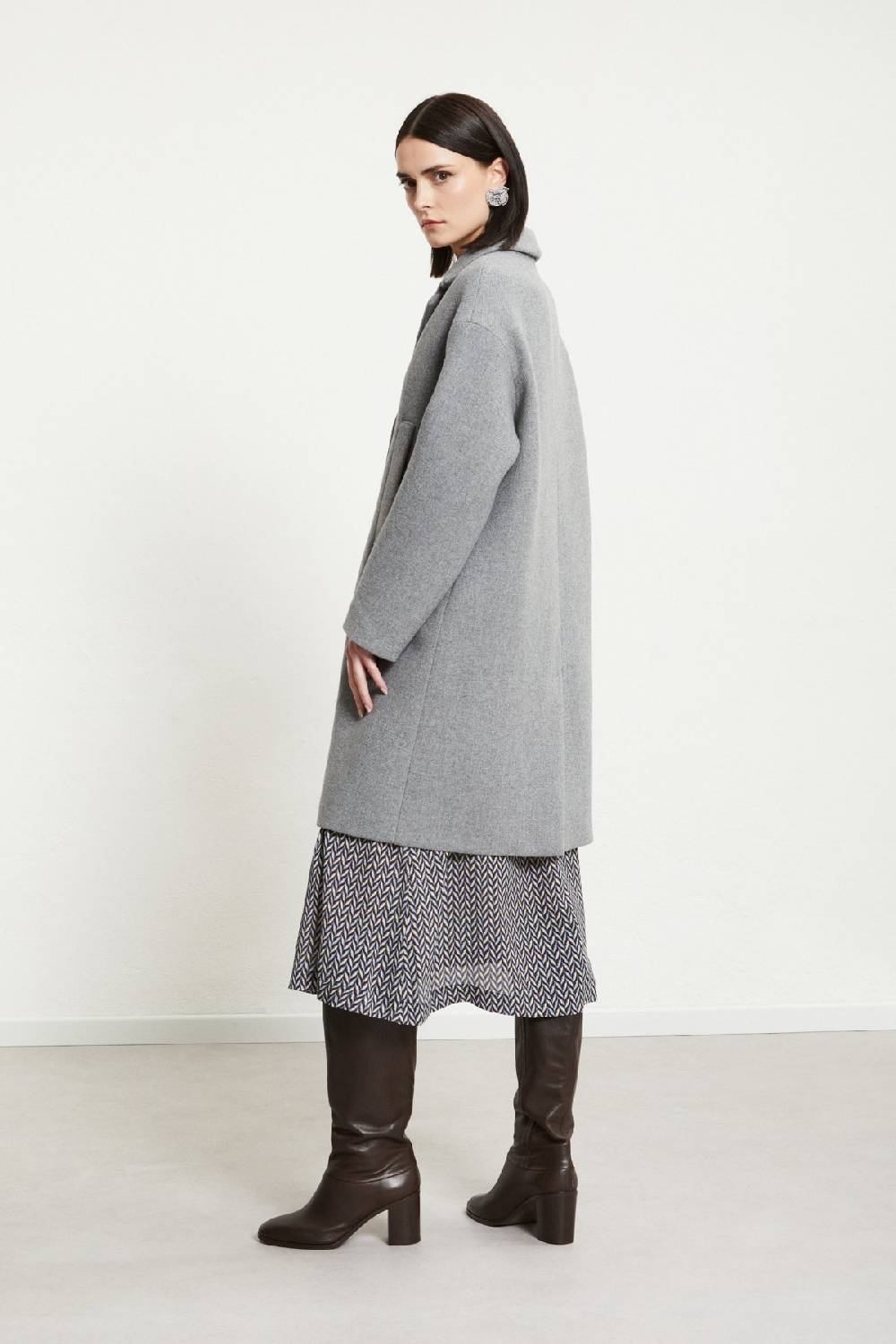 ottod'Ame Wool-blend midi coat Offerta San Valentino