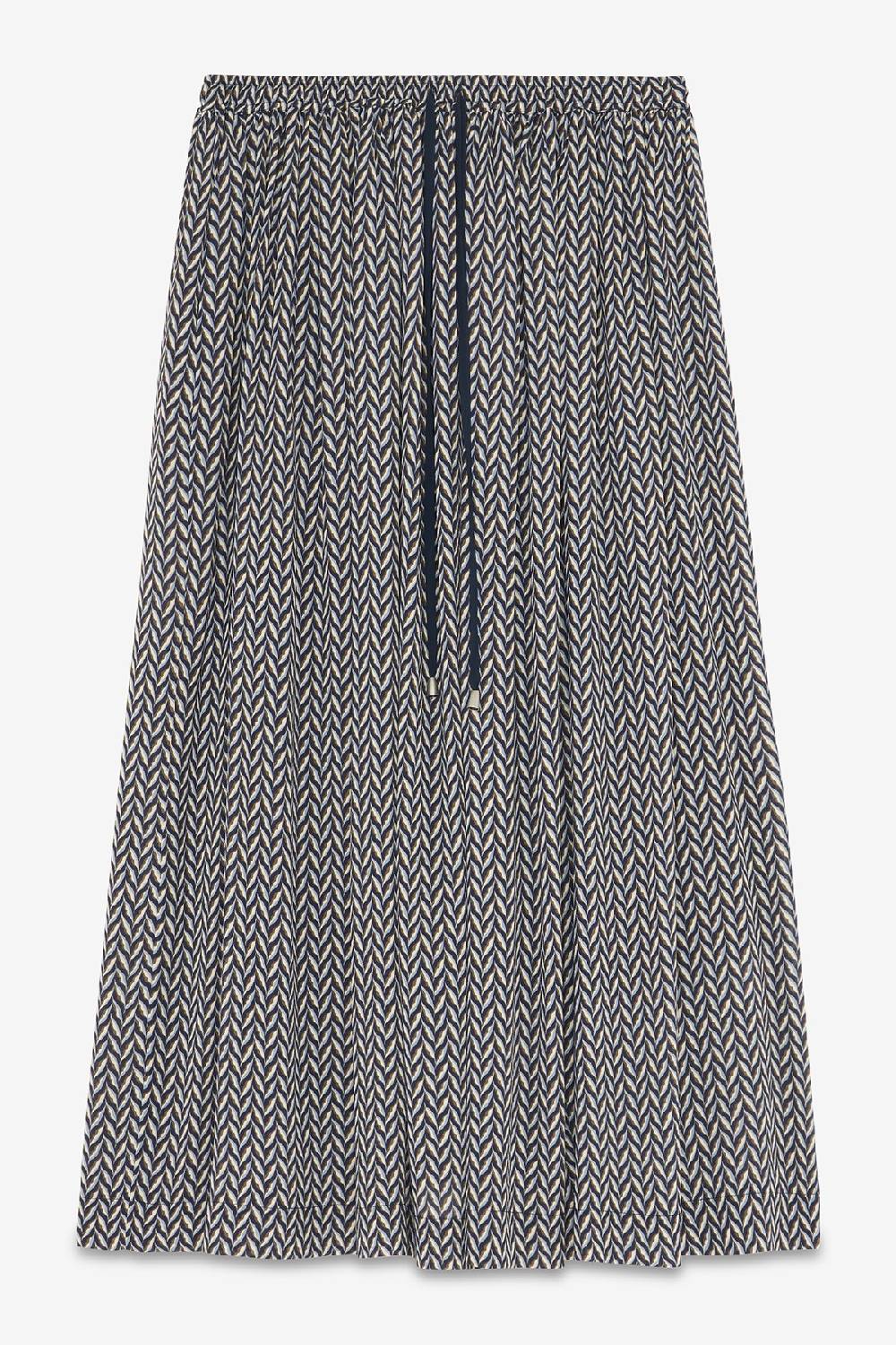 ottod'Ame Viscose long skirt with drawstring Offerta Anniversario