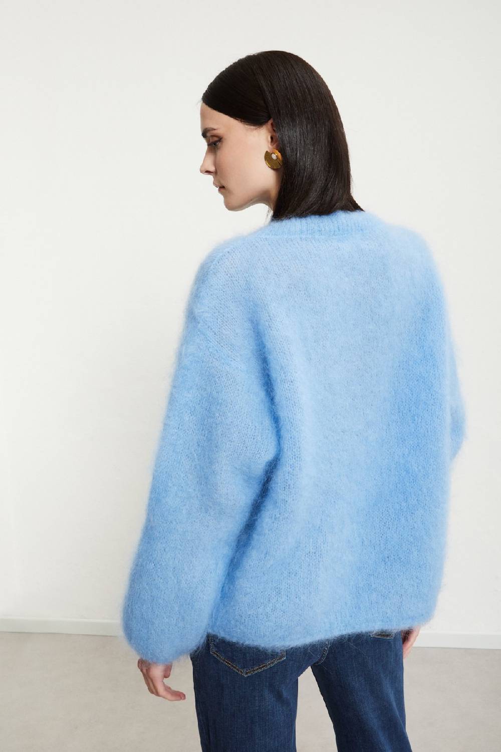 ottod'Ame Mohair blend fluffy jumper Smaltimento dello stoccaggio