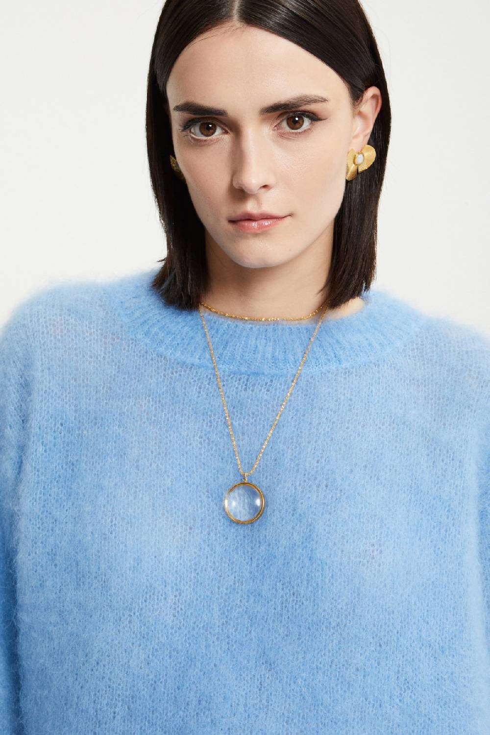 ottod'Ame Mohair blend fluffy jumper Smaltimento dello stoccaggio