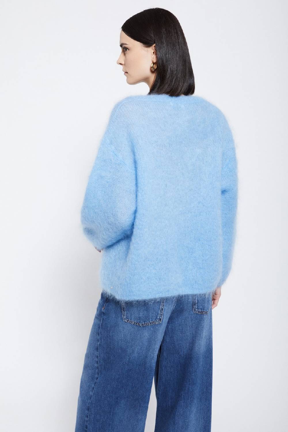 ottod'Ame Mohair blend fluffy jumper Vendita calda