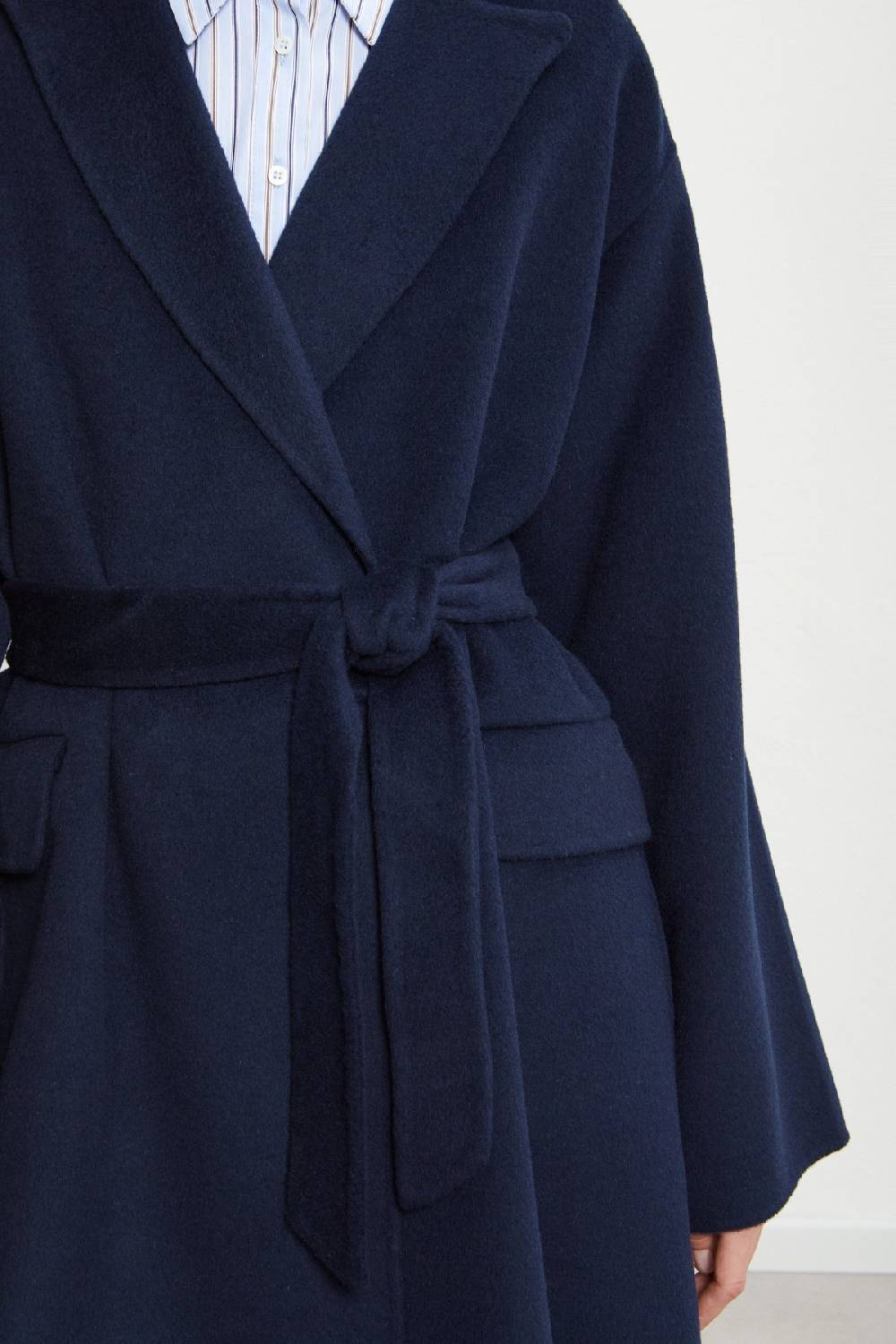 ottod'Ame Wool-blend midi coat Offerte esclusive