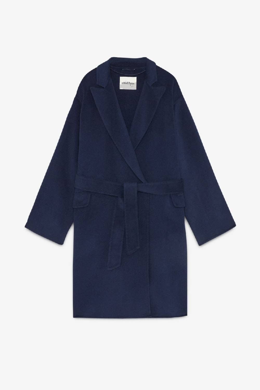 ottod'Ame Wool-blend midi coat Offerte esclusive