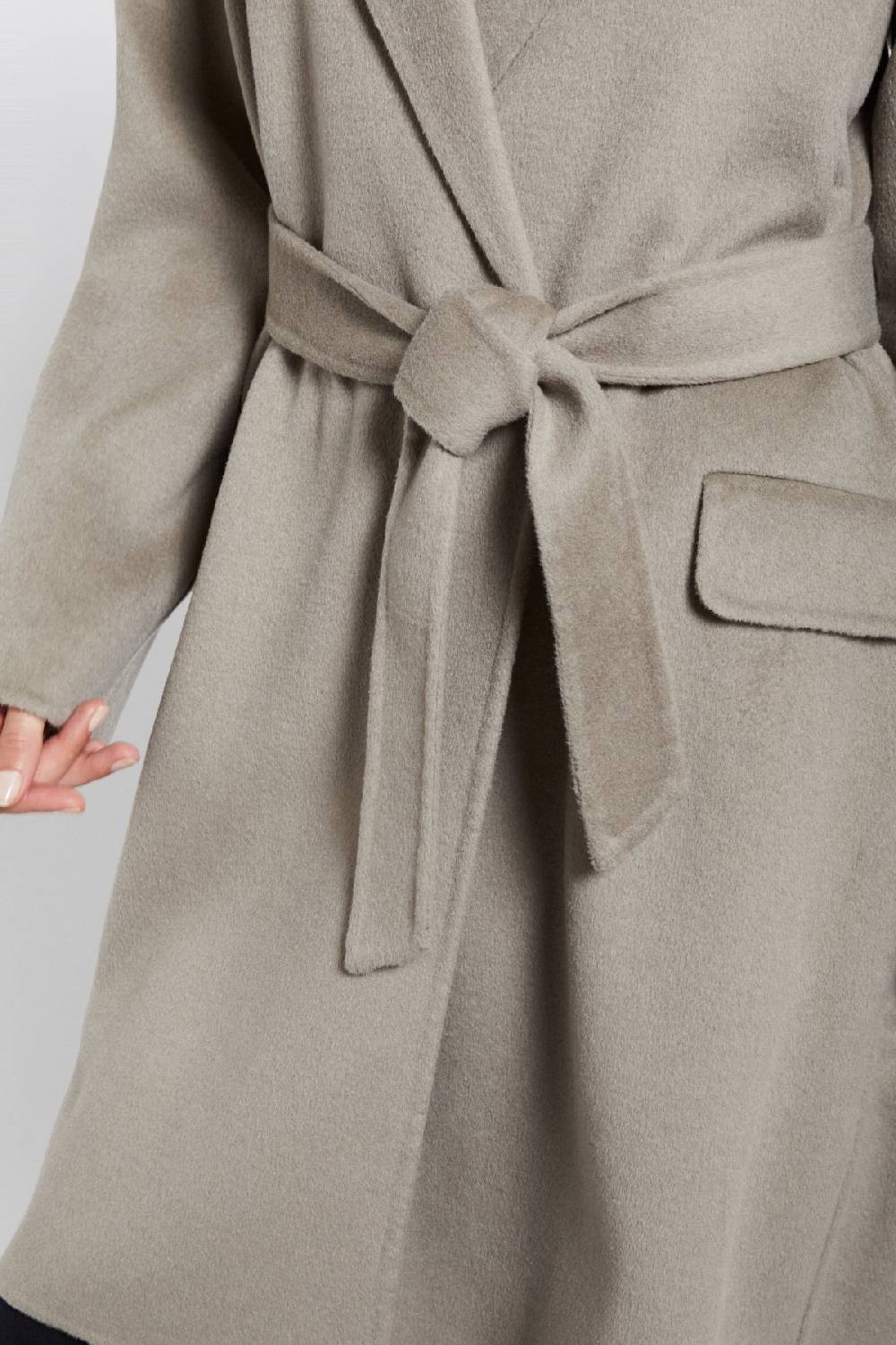 ottod'Ame Wool-blend midi coat Grandi sconti