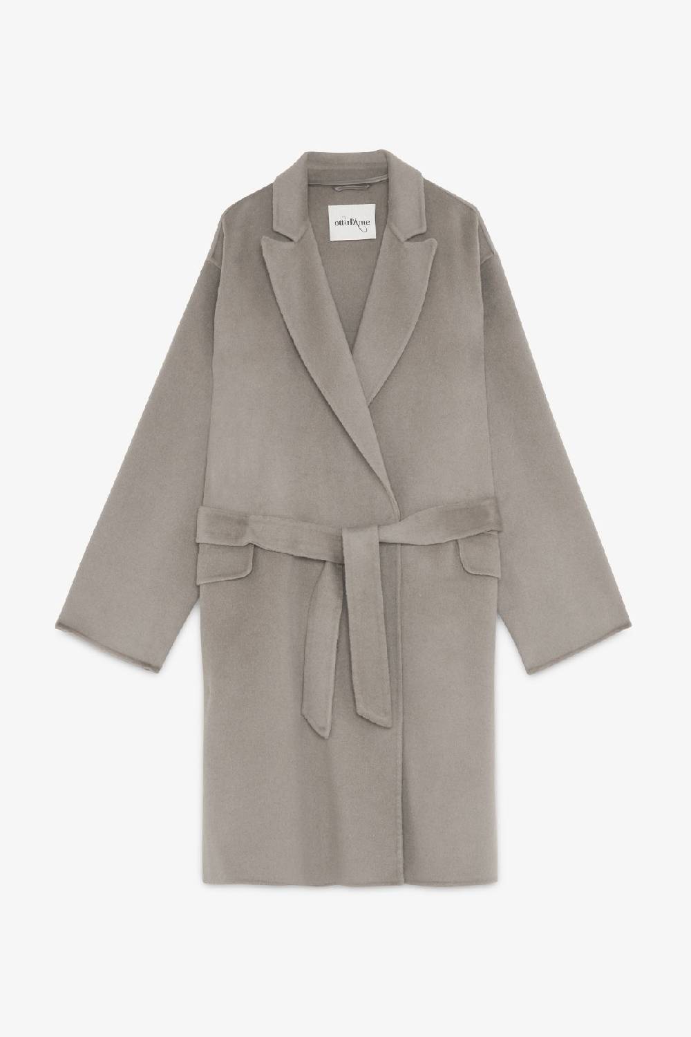 ottod'Ame Wool-blend midi coat Grandi sconti