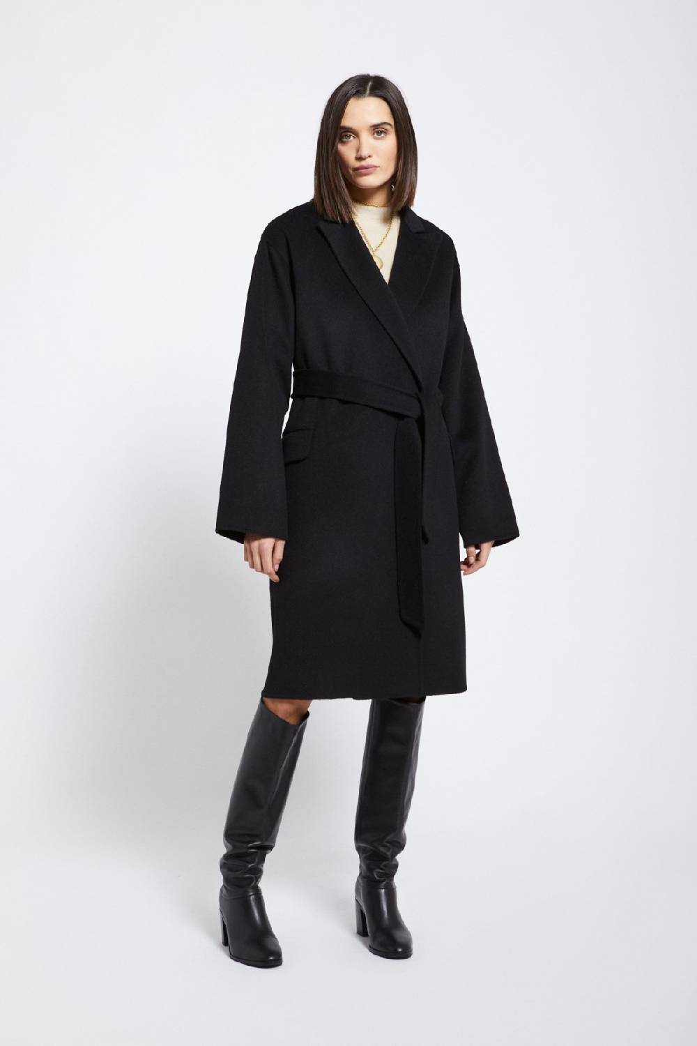 ottod'Ame Wool-blend midi coat Nuovi prodotti