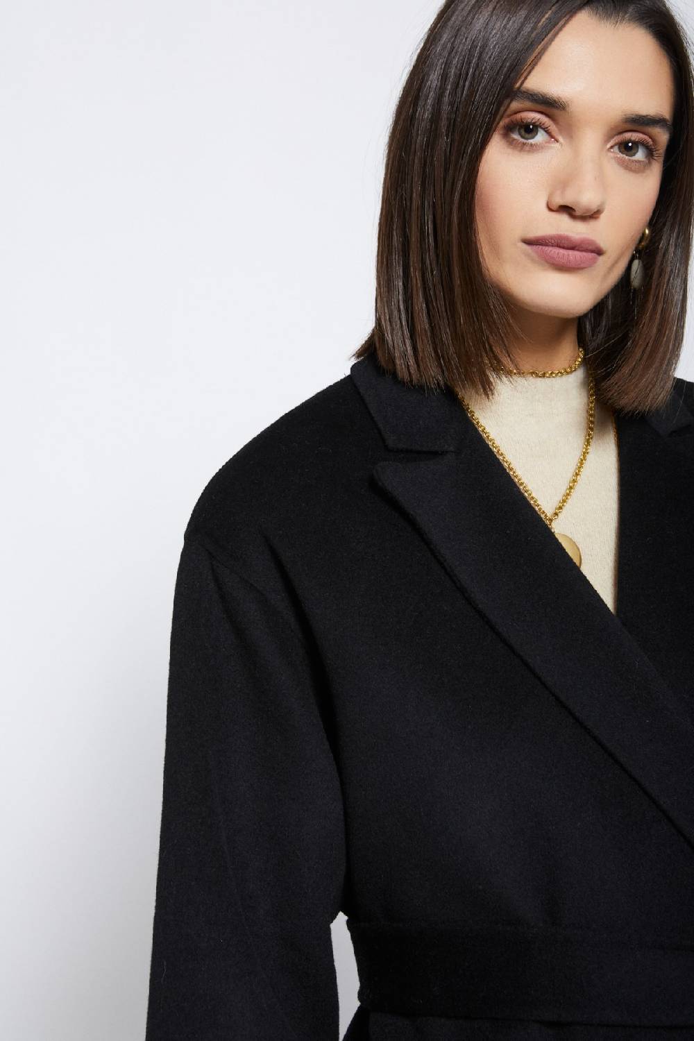 ottod'Ame Wool-blend midi coat Nuovi prodotti
