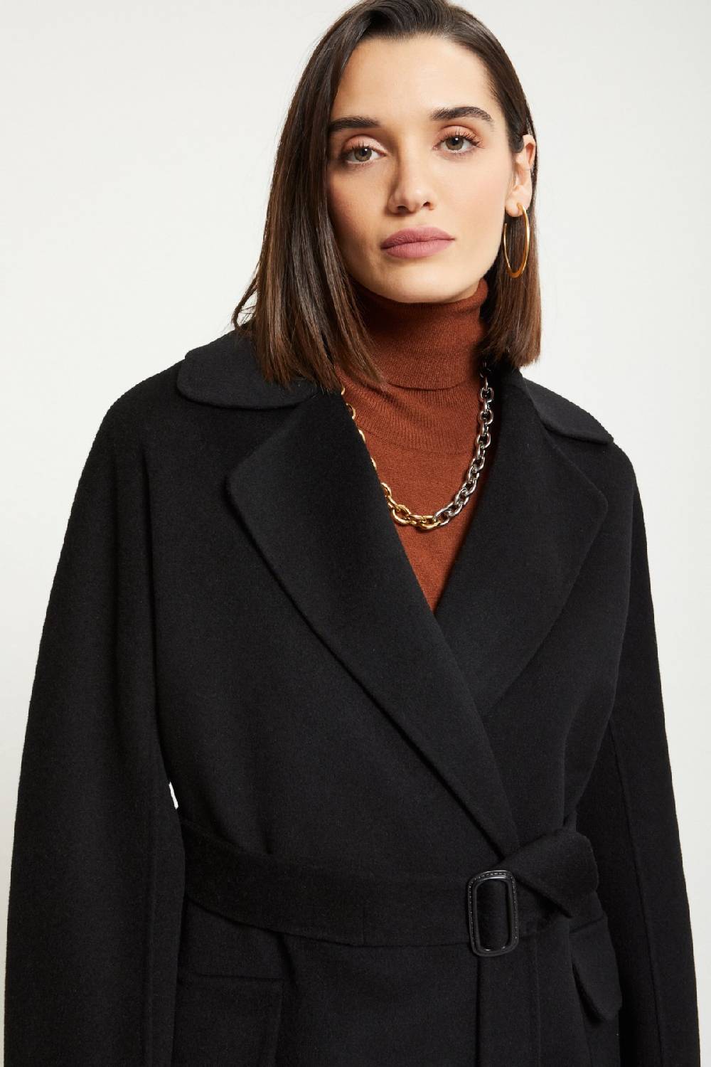 ottod'Ame Wool-blend long coat Offerte stagionali