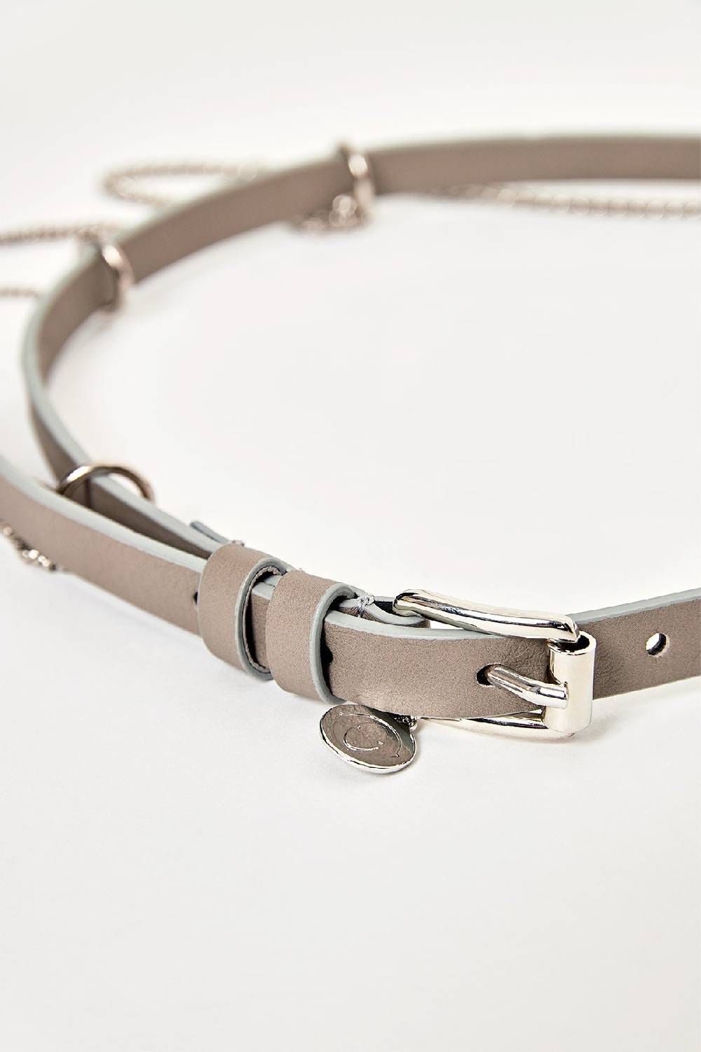 ottod'Ame Leather thin belt Offerte speciali