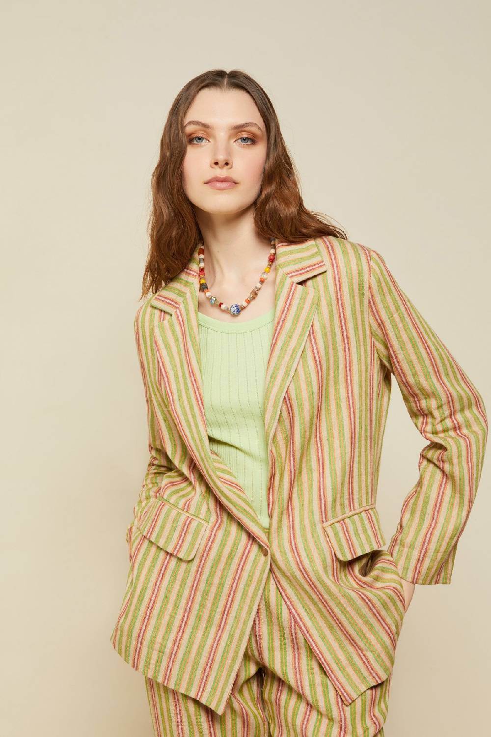 ottod'Ame Linen blend one button jacket Offerta settimanale
