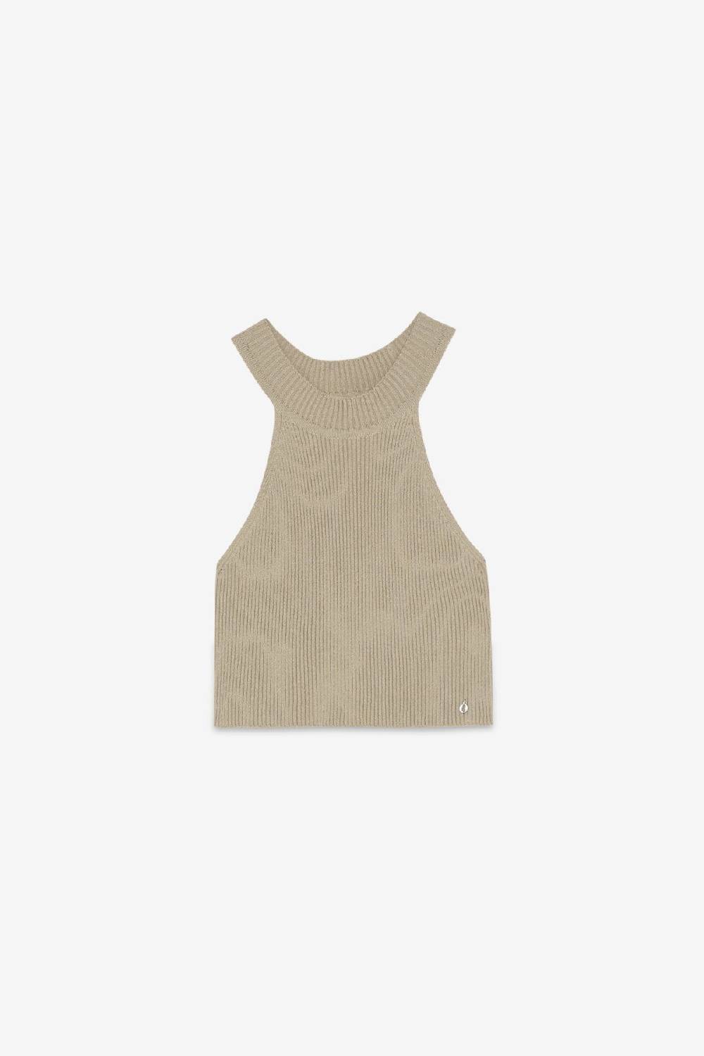 ottod'Ame Viscose cropped top Ritorno libero