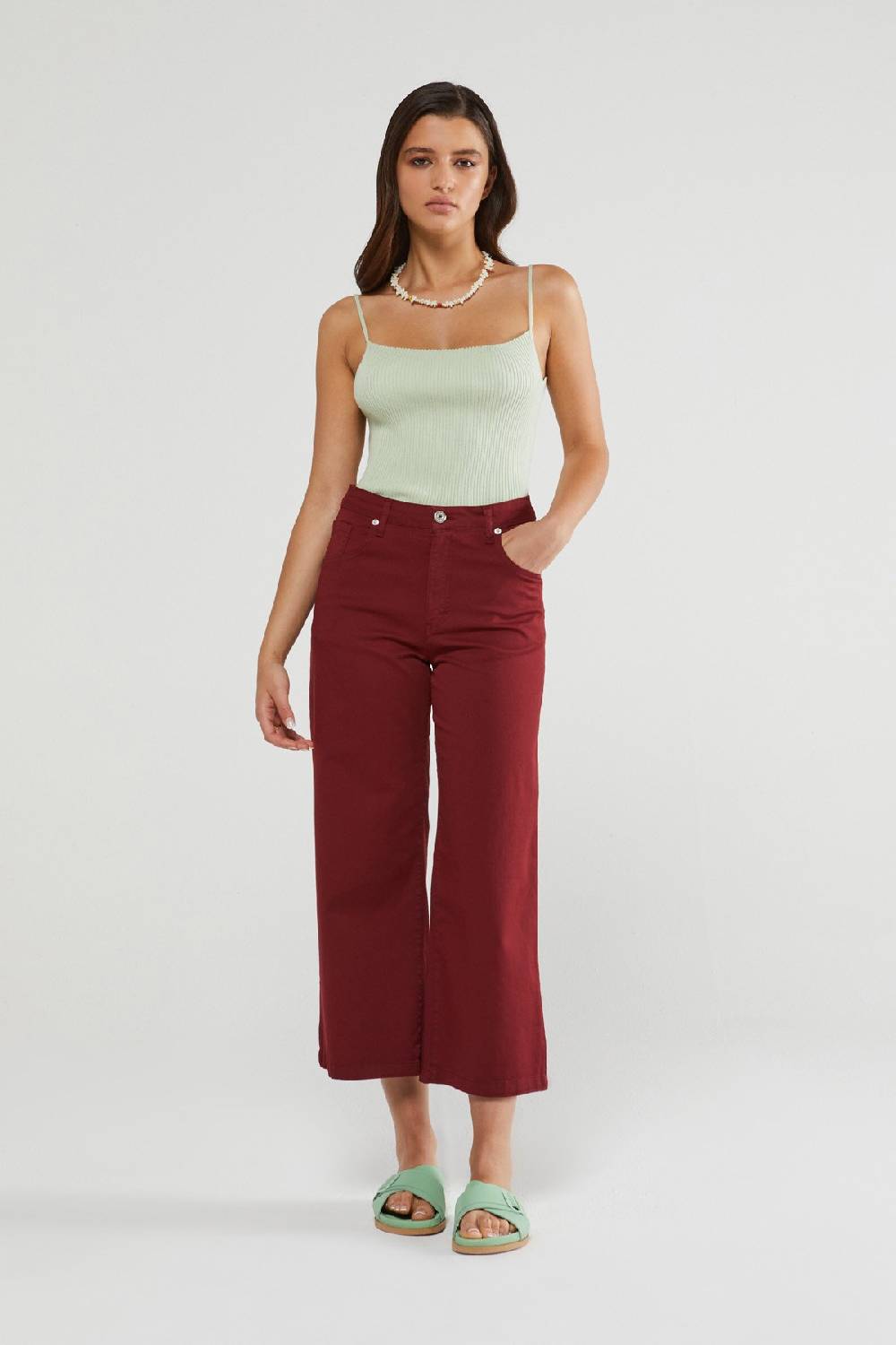ottod'Ame Cotton flare trousers Ultimi tre giorni