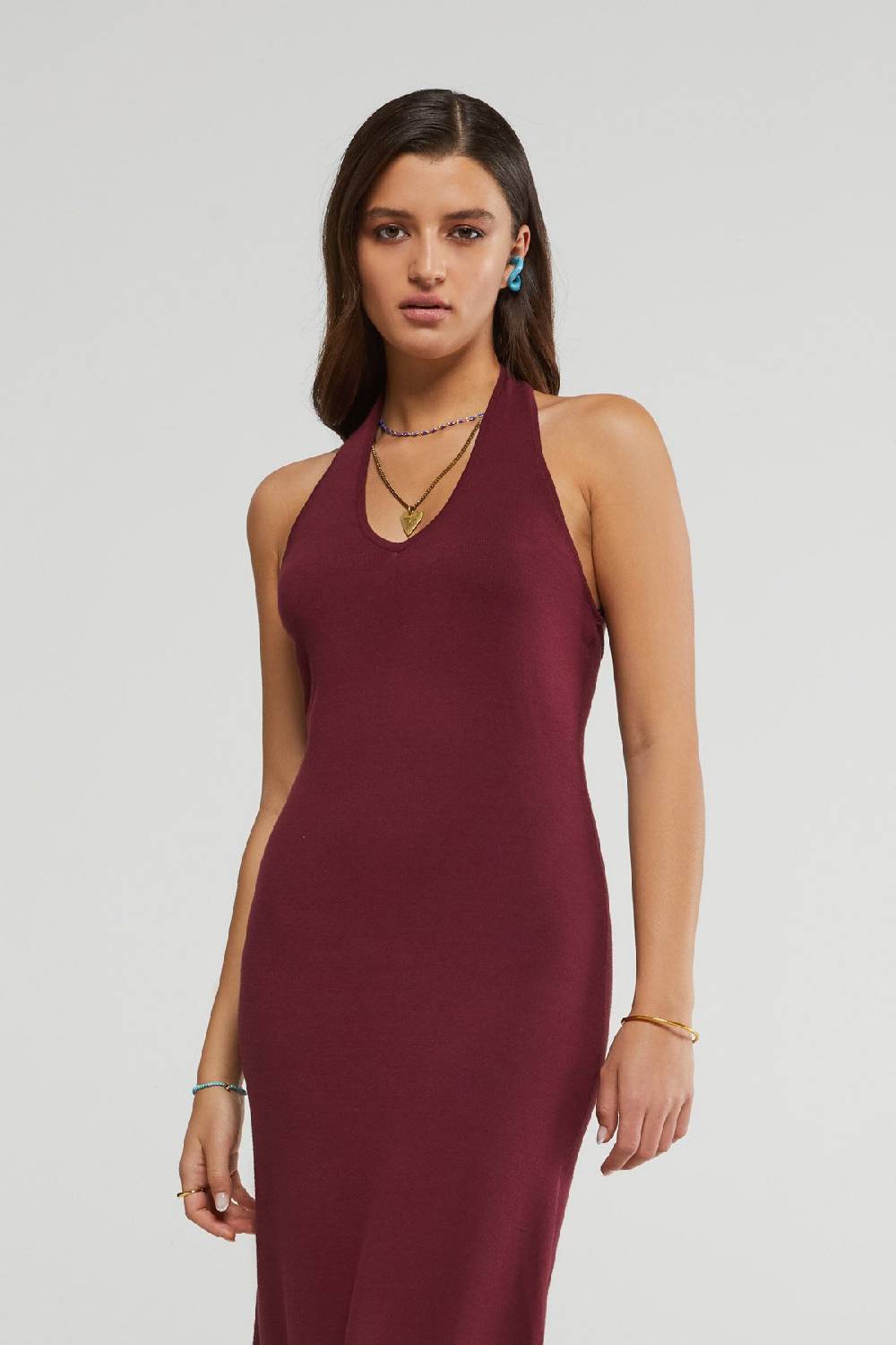 ottod'Ame V-neck long dress Fino al 50% di sconto
