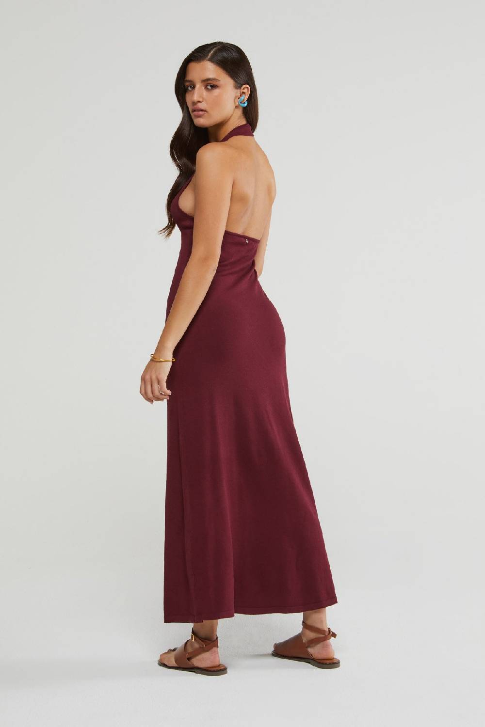 ottod'Ame V-neck long dress Fino al 50% di sconto