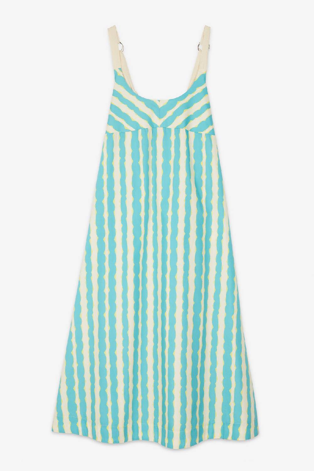 ottod'Ame Cotton long dress with drawstring Sostegno trimestrale