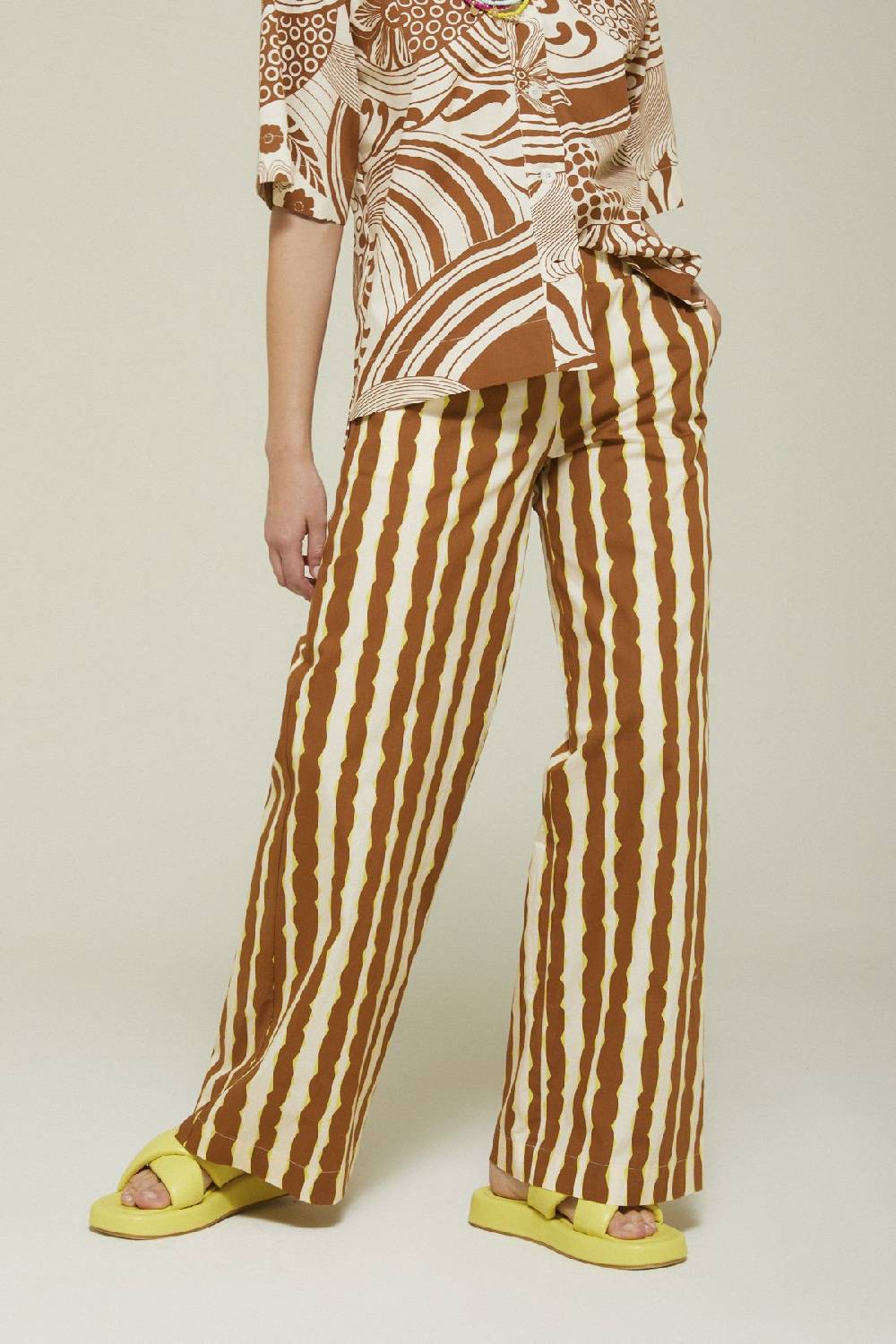 ottod'Ame Cotton palazzo trousers Fino al 55% di sconto