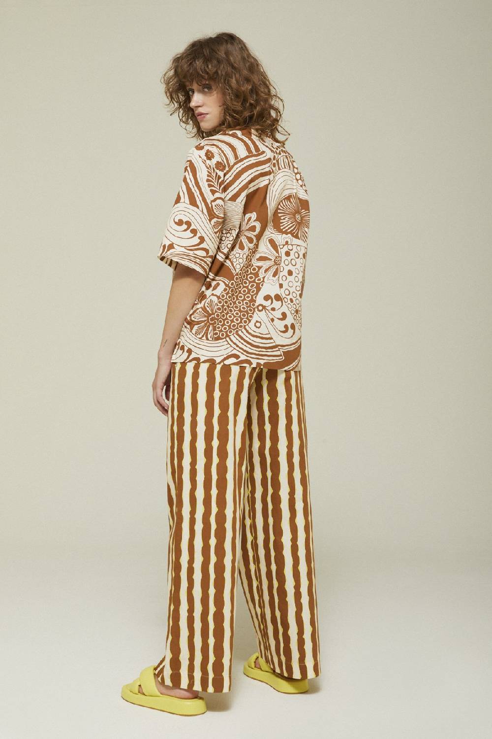 ottod'Ame Cotton palazzo trousers Fino al 55% di sconto