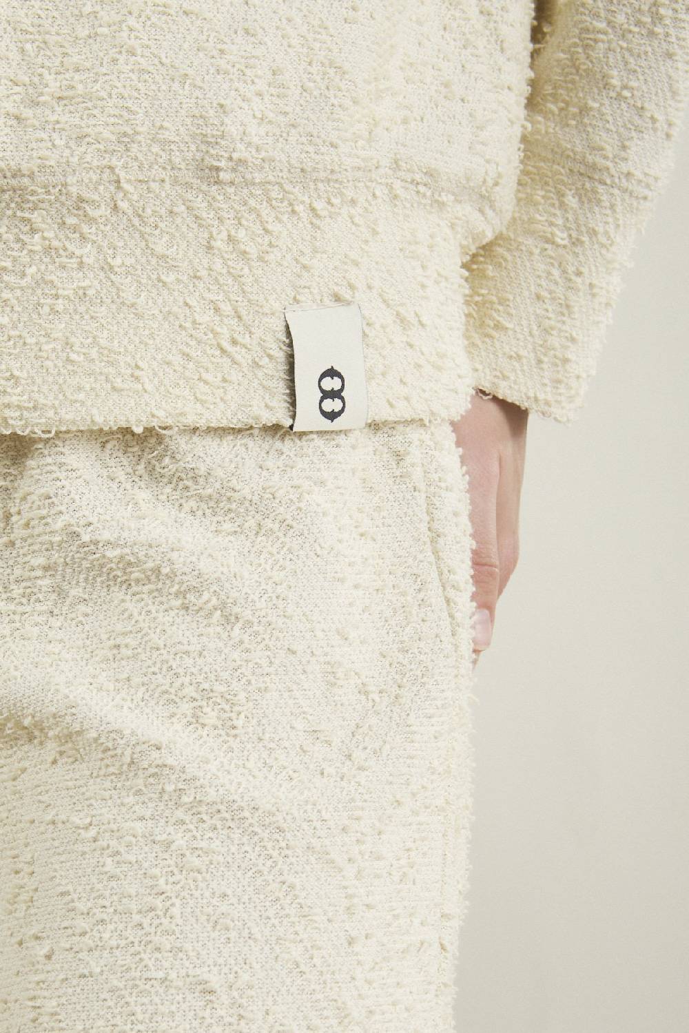 ottod'Ame Sweatshirt with embroidered lace Officina