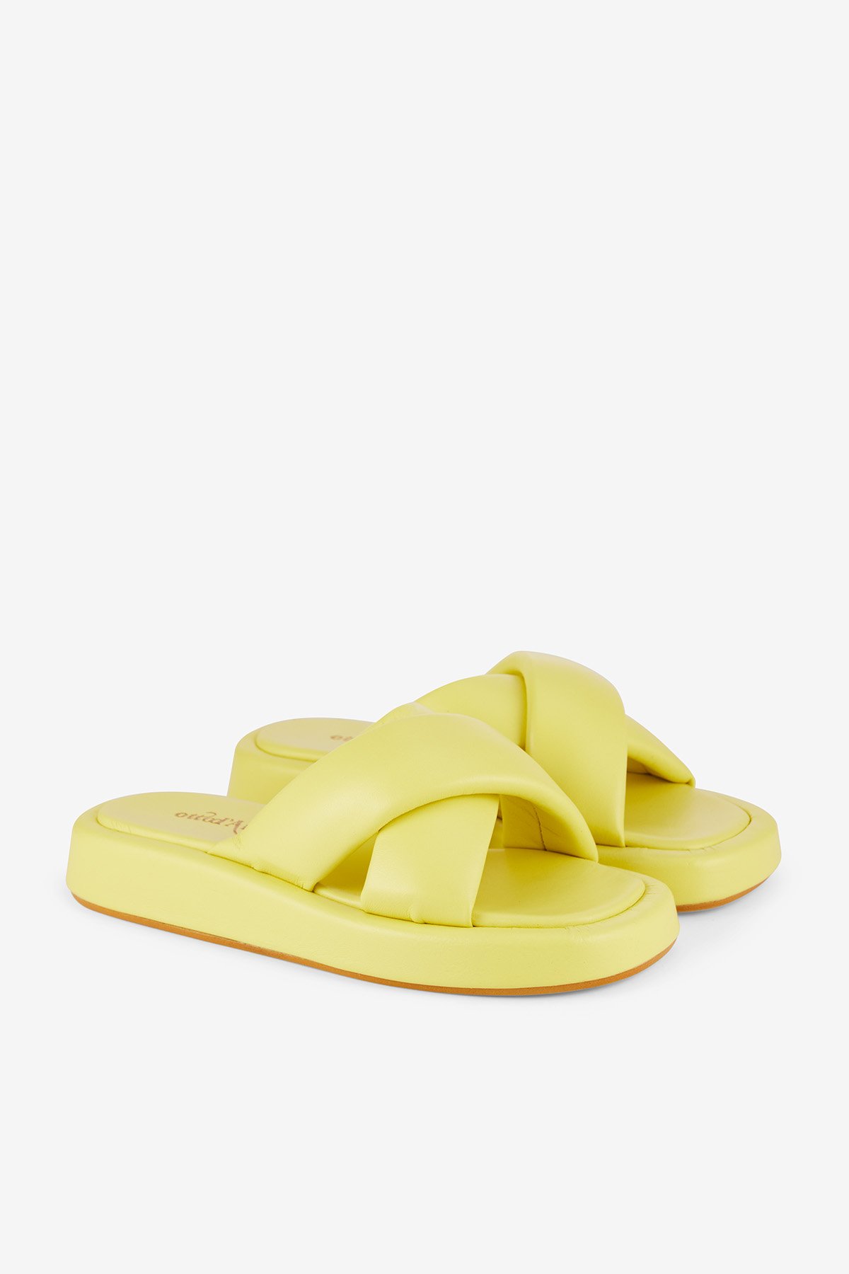 ottod'Ame Leather fluffy platform Duty-free