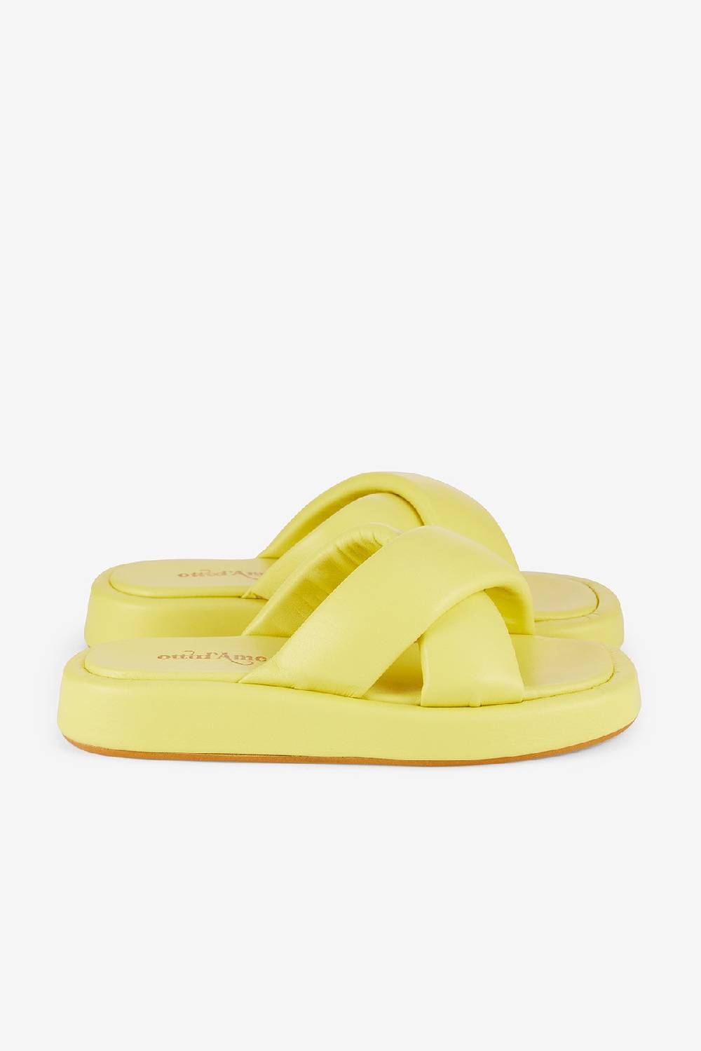 ottod'Ame Leather fluffy platform Duty-free